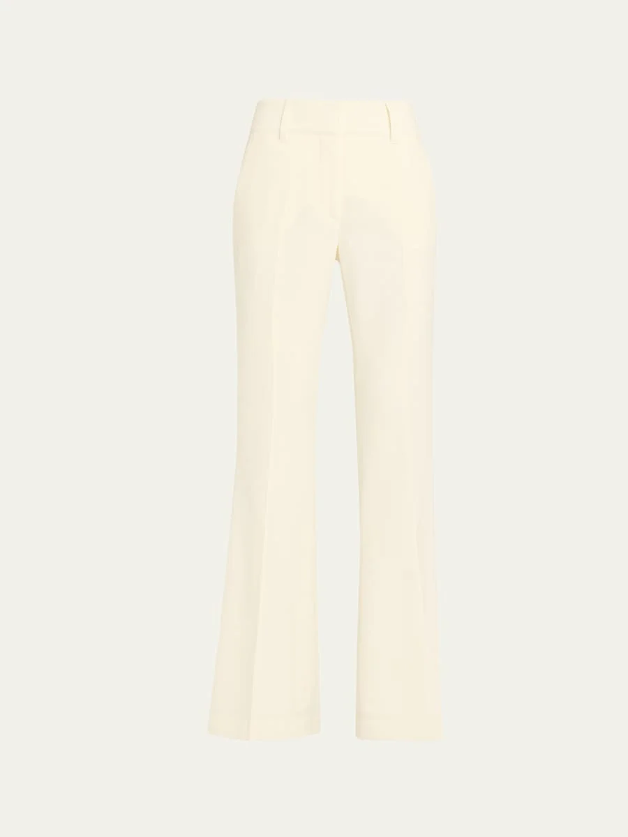 Rhein Flare-Leg Virgin Wool Pants - 1