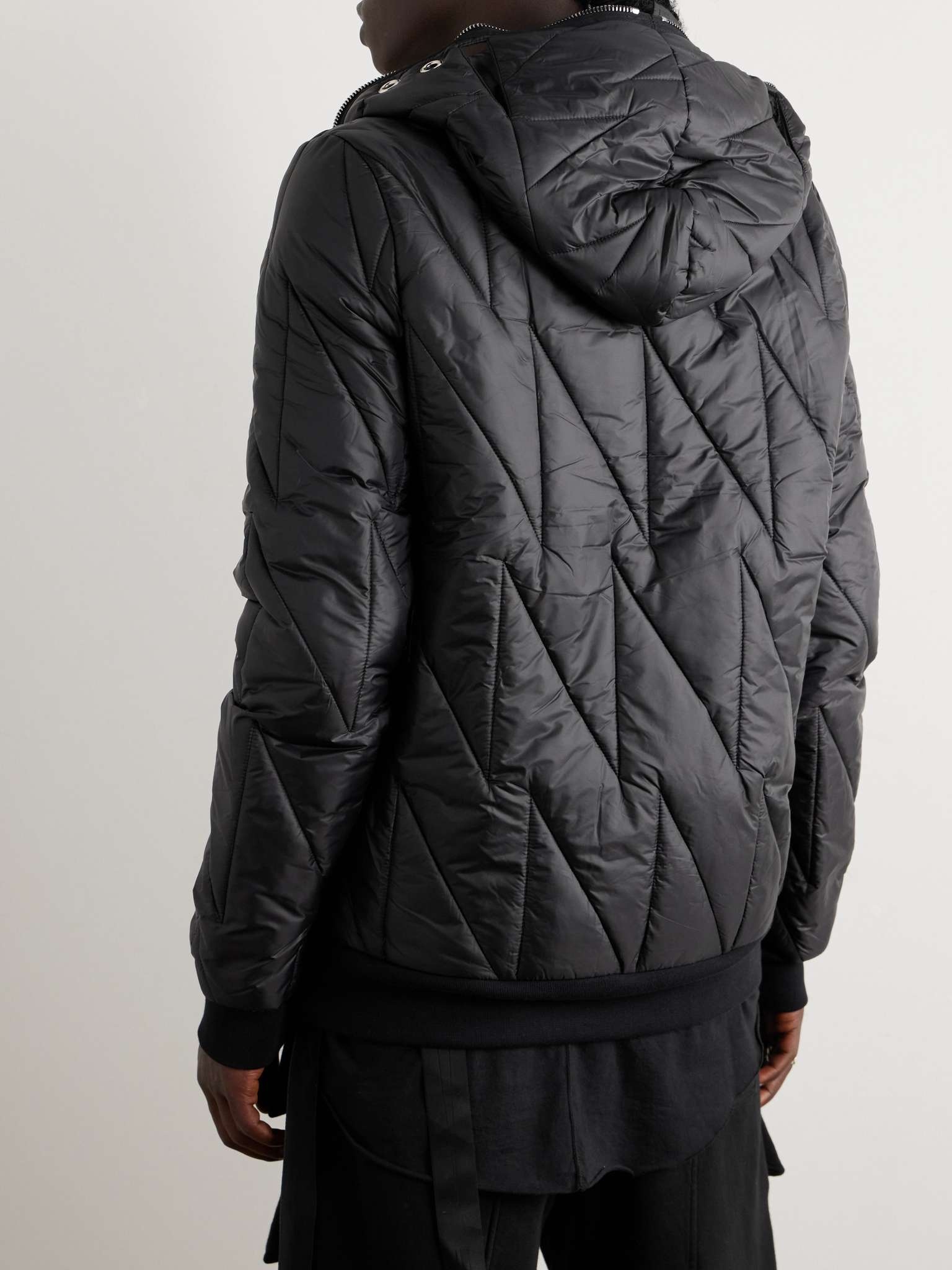 Quilted Padded Shell Hooded Jacket - 4