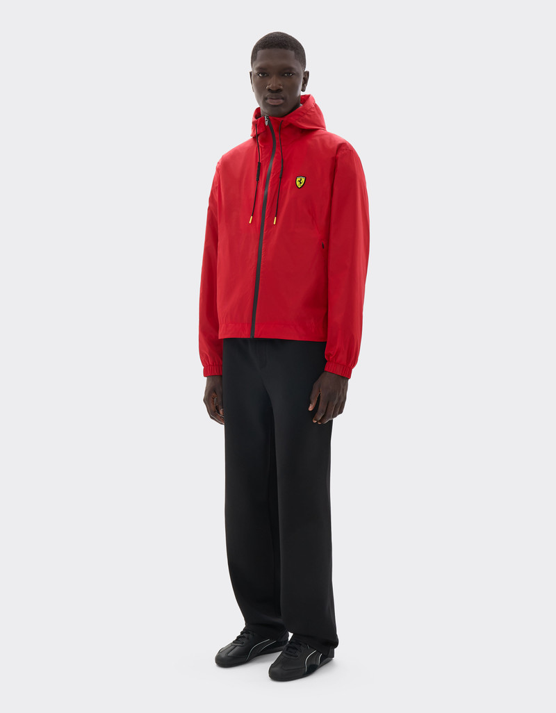 Nylon windbreaker with Ferrari Scudetto 3