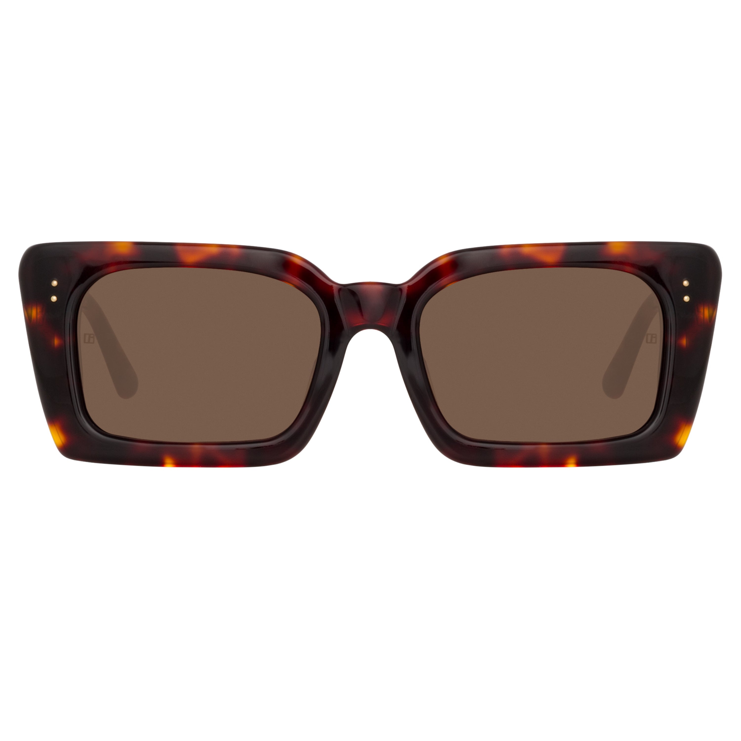 NIEVE RECTANGULAR SUNGLASSES IN TORTOISESHELL - 1