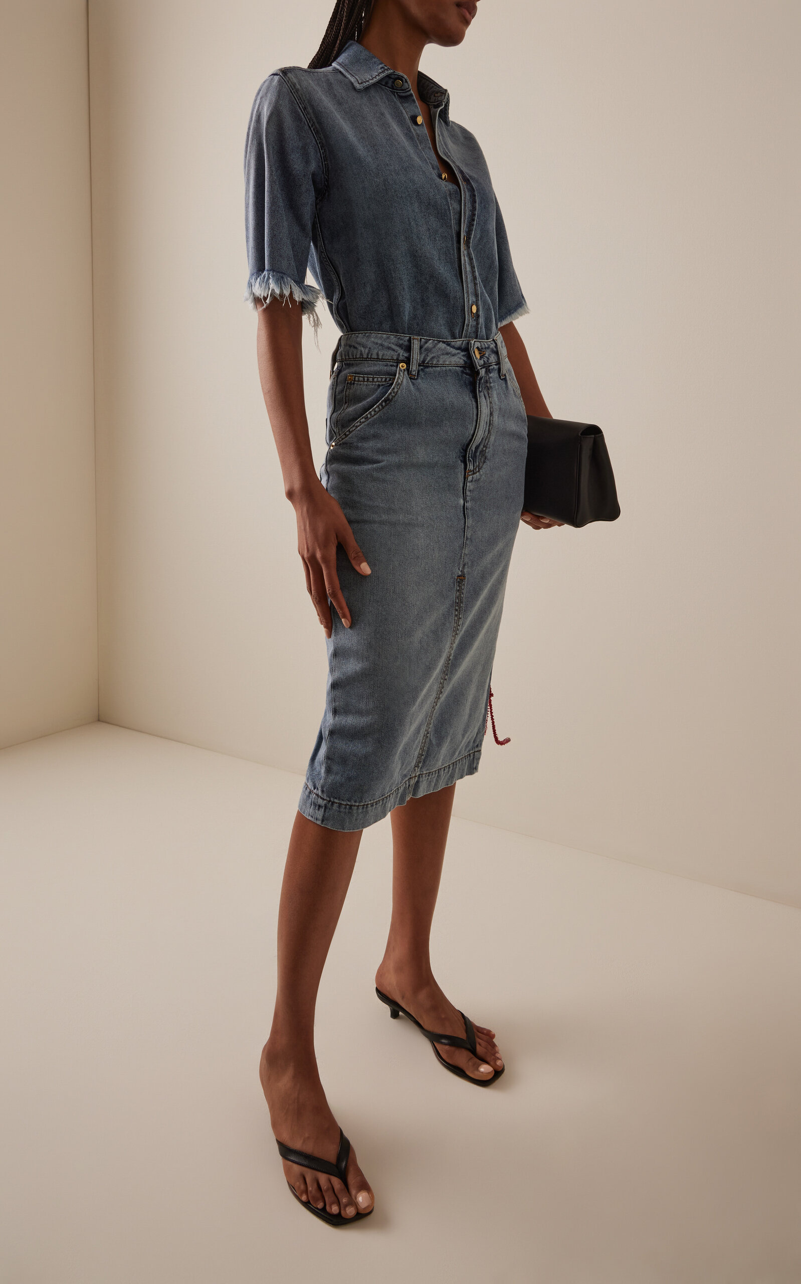 Lana Denim Shirt medium wash - 3