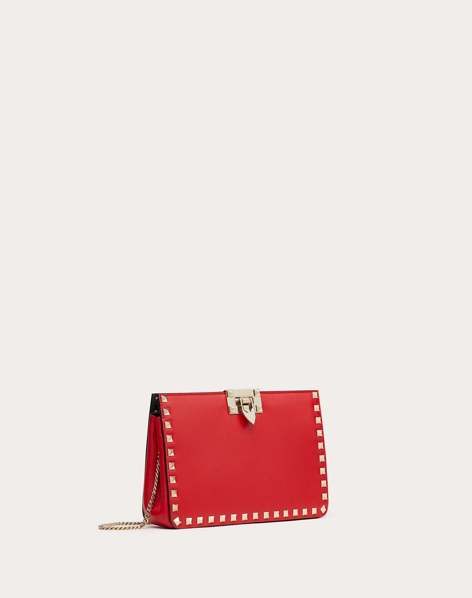 Rockstud Calfskin Clutch - 2