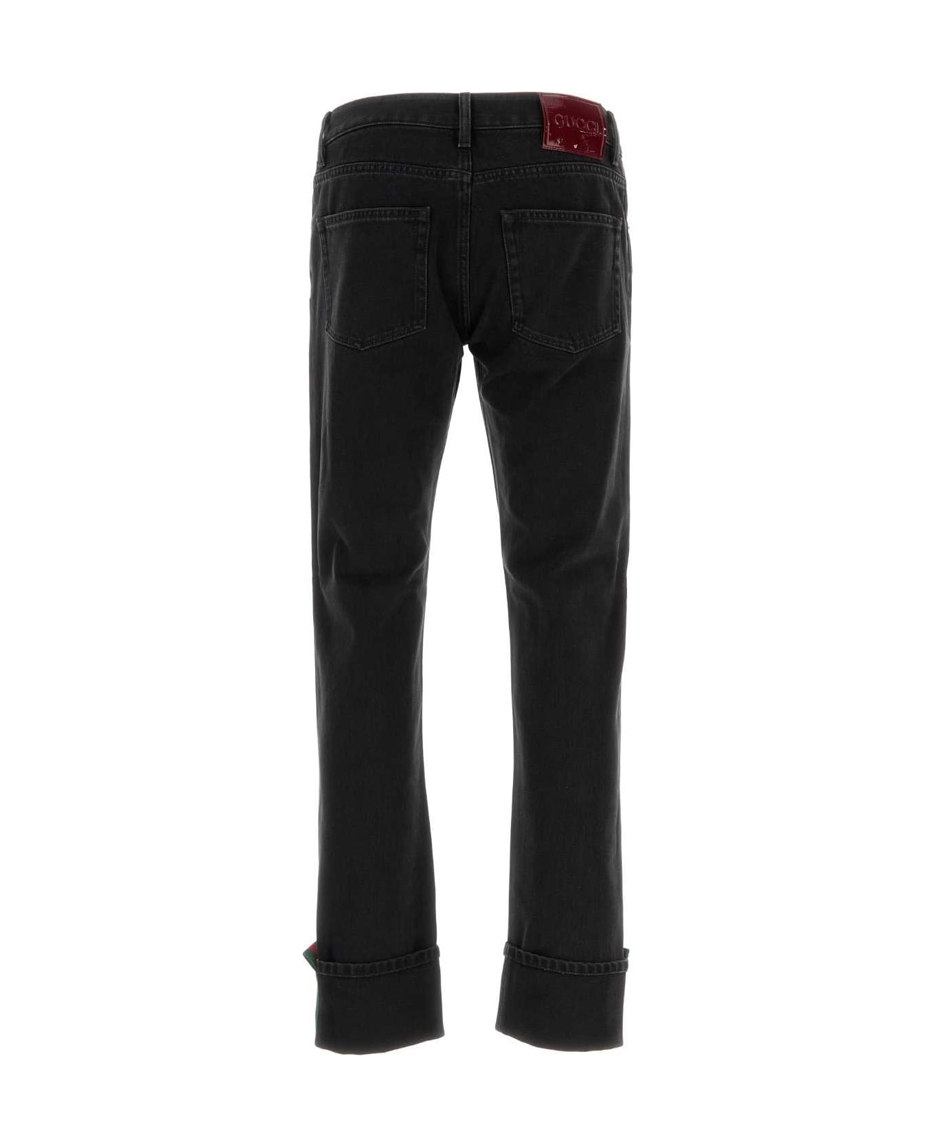 Black Denim Jeans - 2