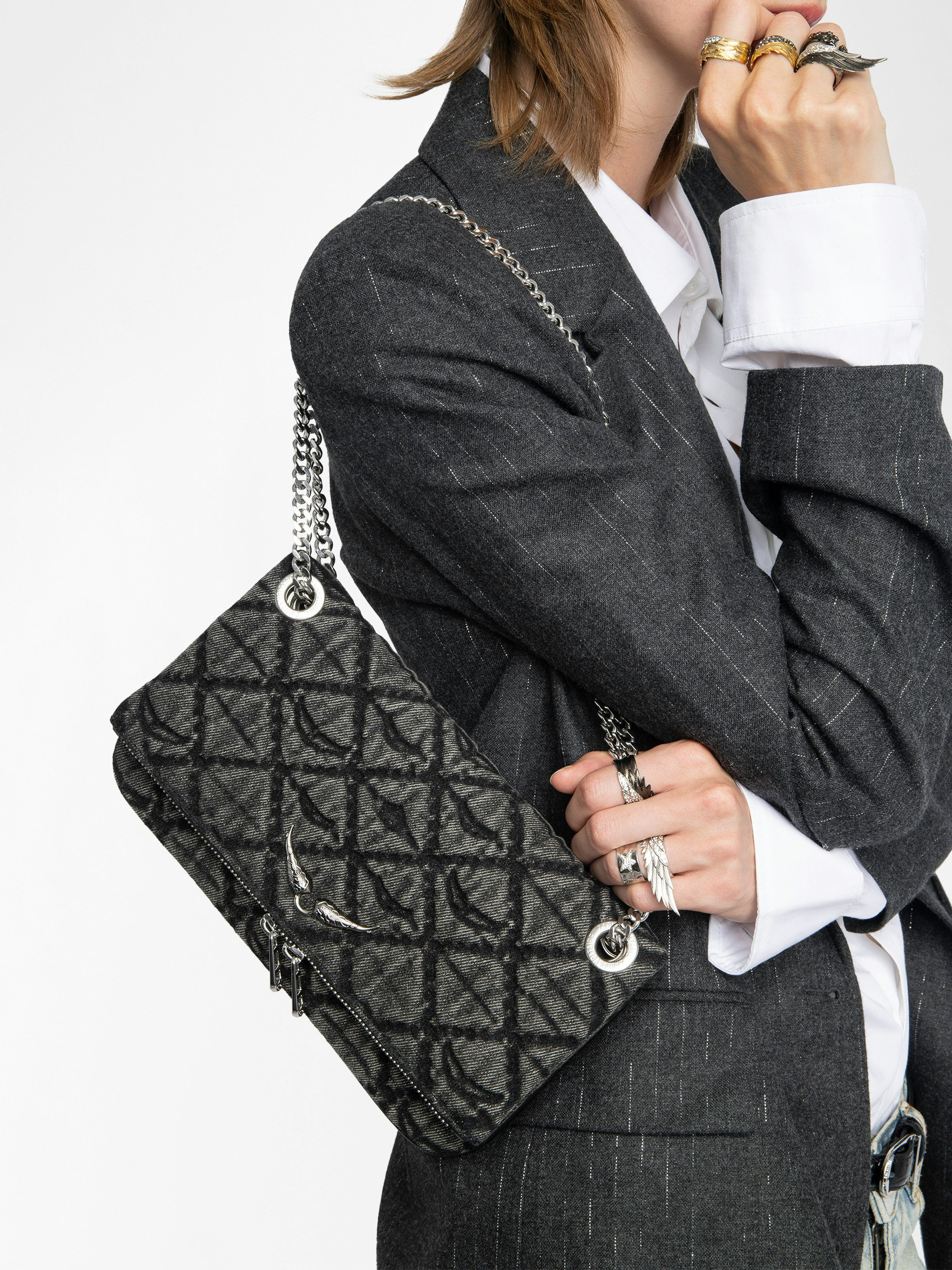 Rock II Monogram Clutch - 8