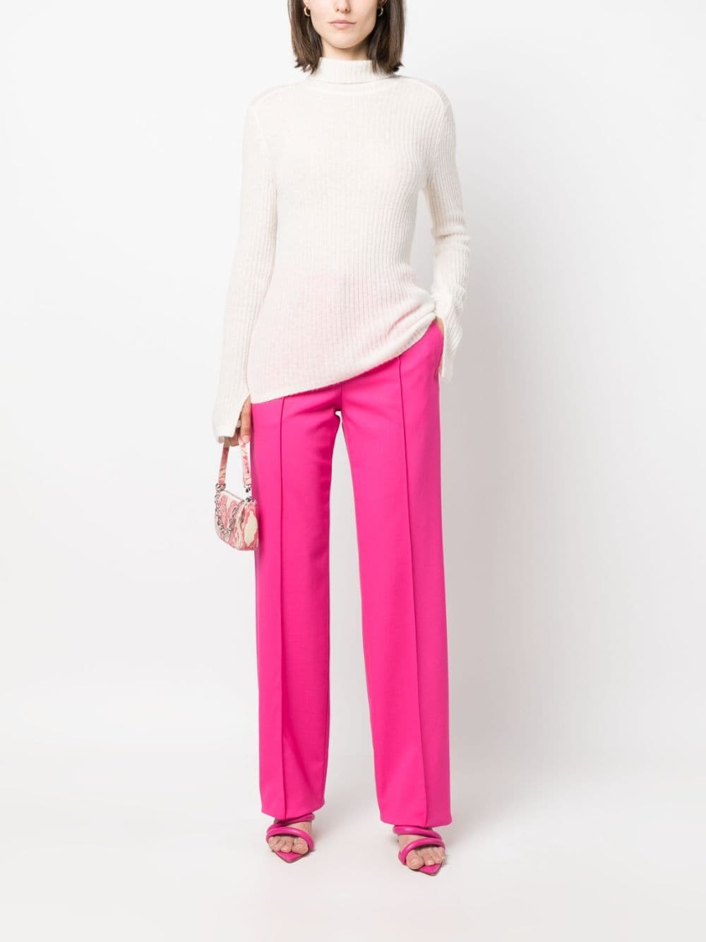 roll-neck wool-cashmere jumper - 3