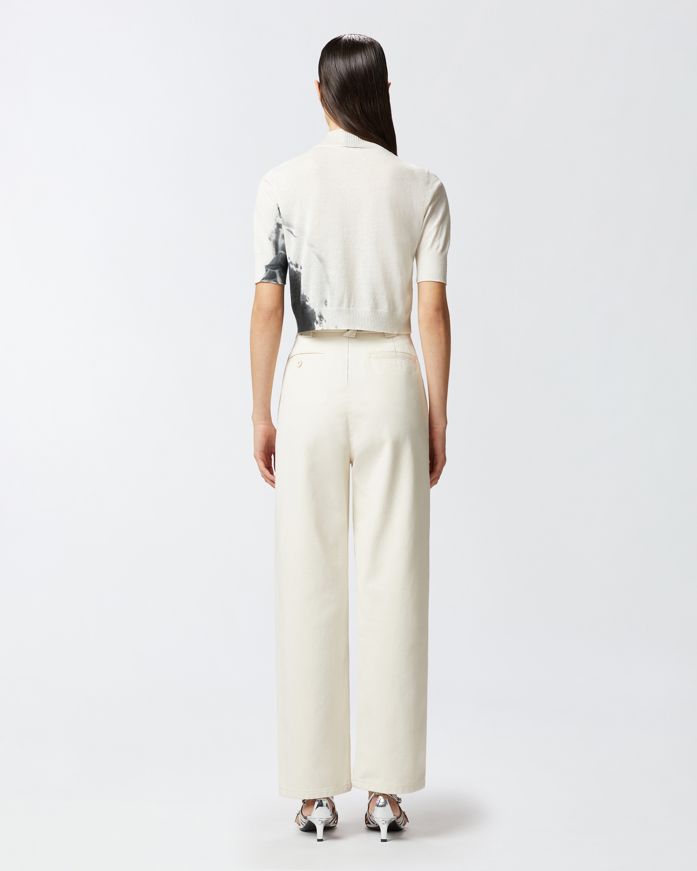 HALF-SLEEVED SWEATER WITH CROTCH PRINT REIMAGINE PINKO X PATRICK MCDOWELL - 4