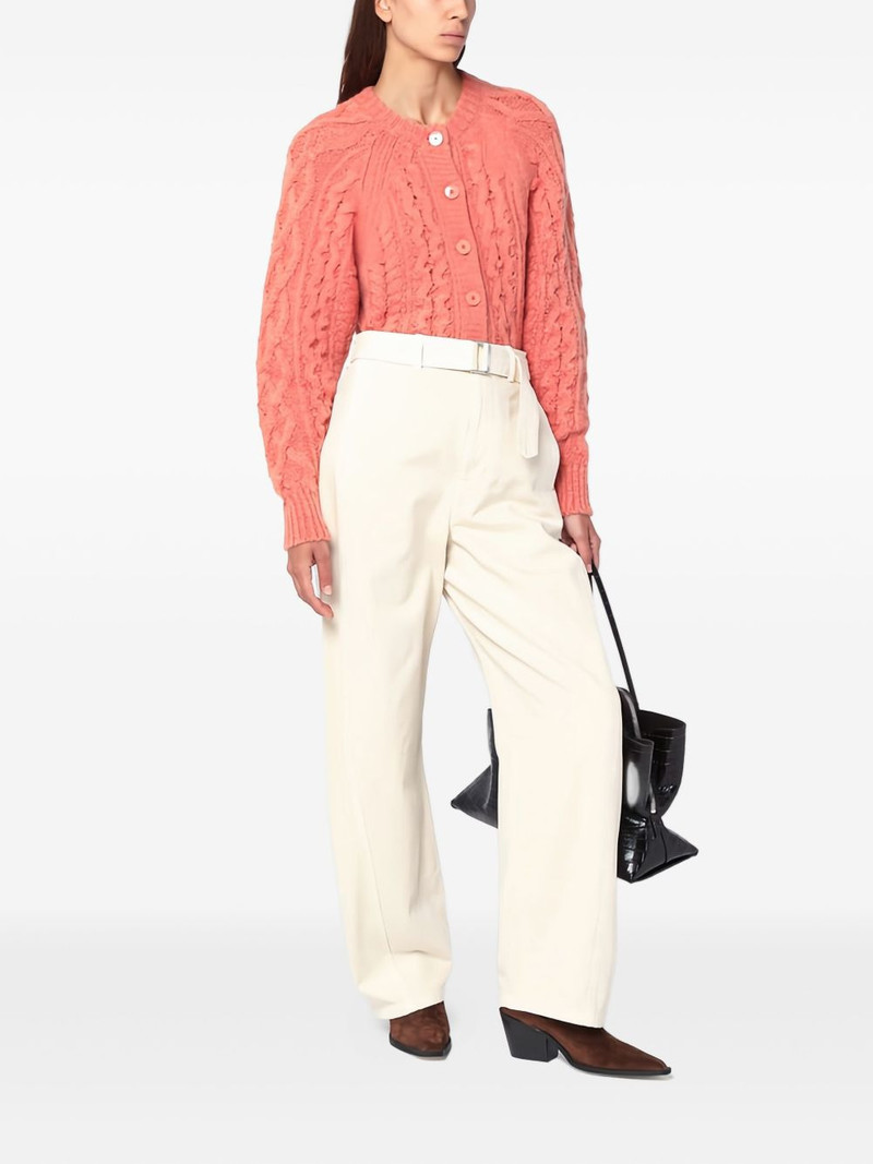 Isabel Marant Étoile cable-knit buttoned cardigan outlook