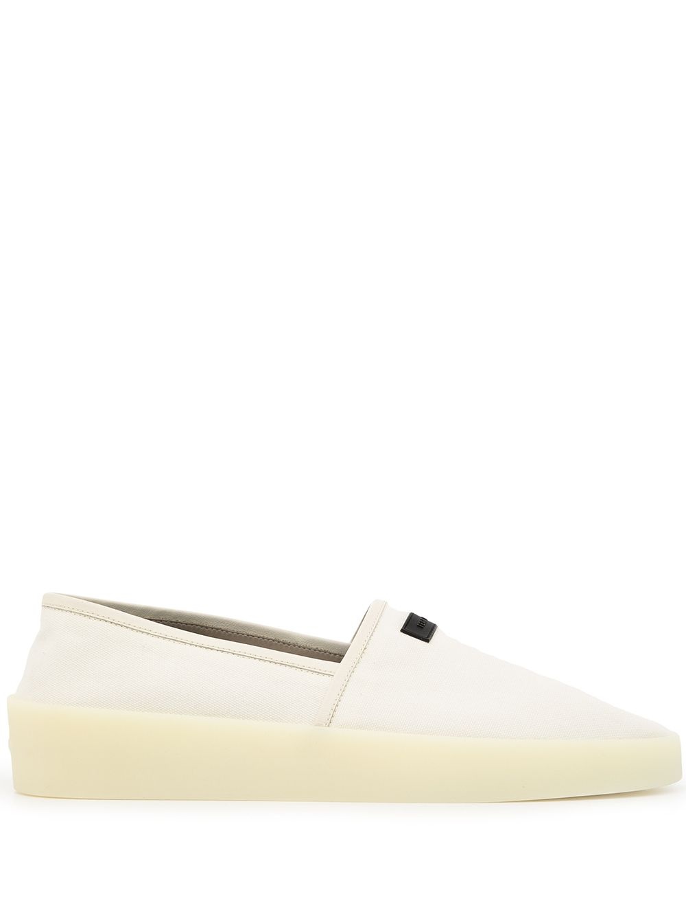 slip-on patch-detail trainers - 1