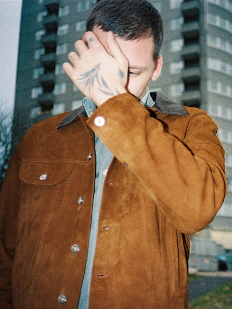 Nudie Jeans Danny Suede Jacket Tobacco outlook