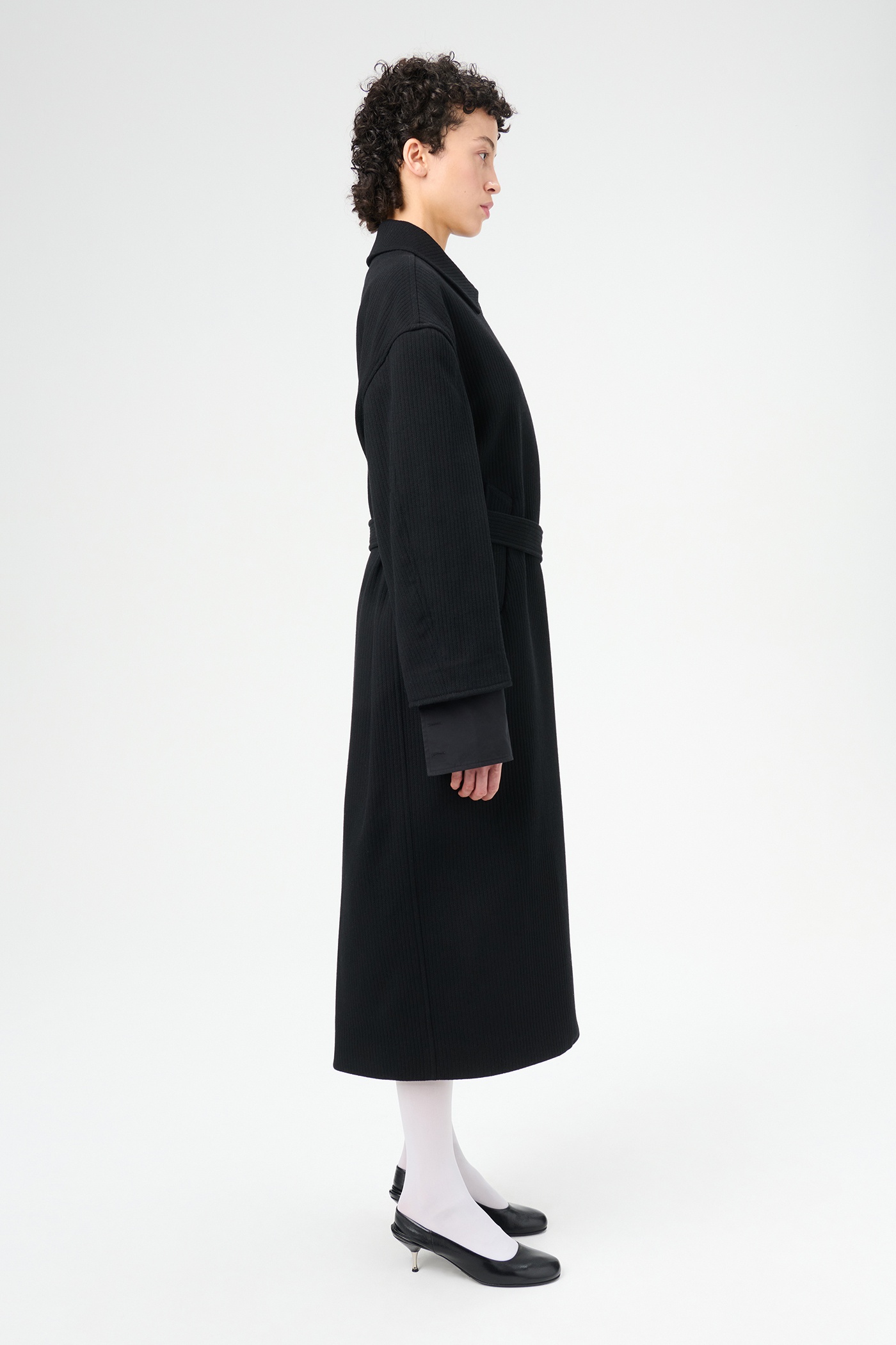 Court Coat Black Jumbo Bedford - 3
