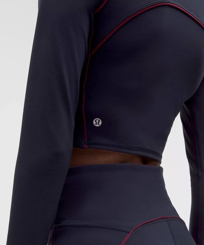 Wunder Train Cropped Long-Sleeve Half Zip 5