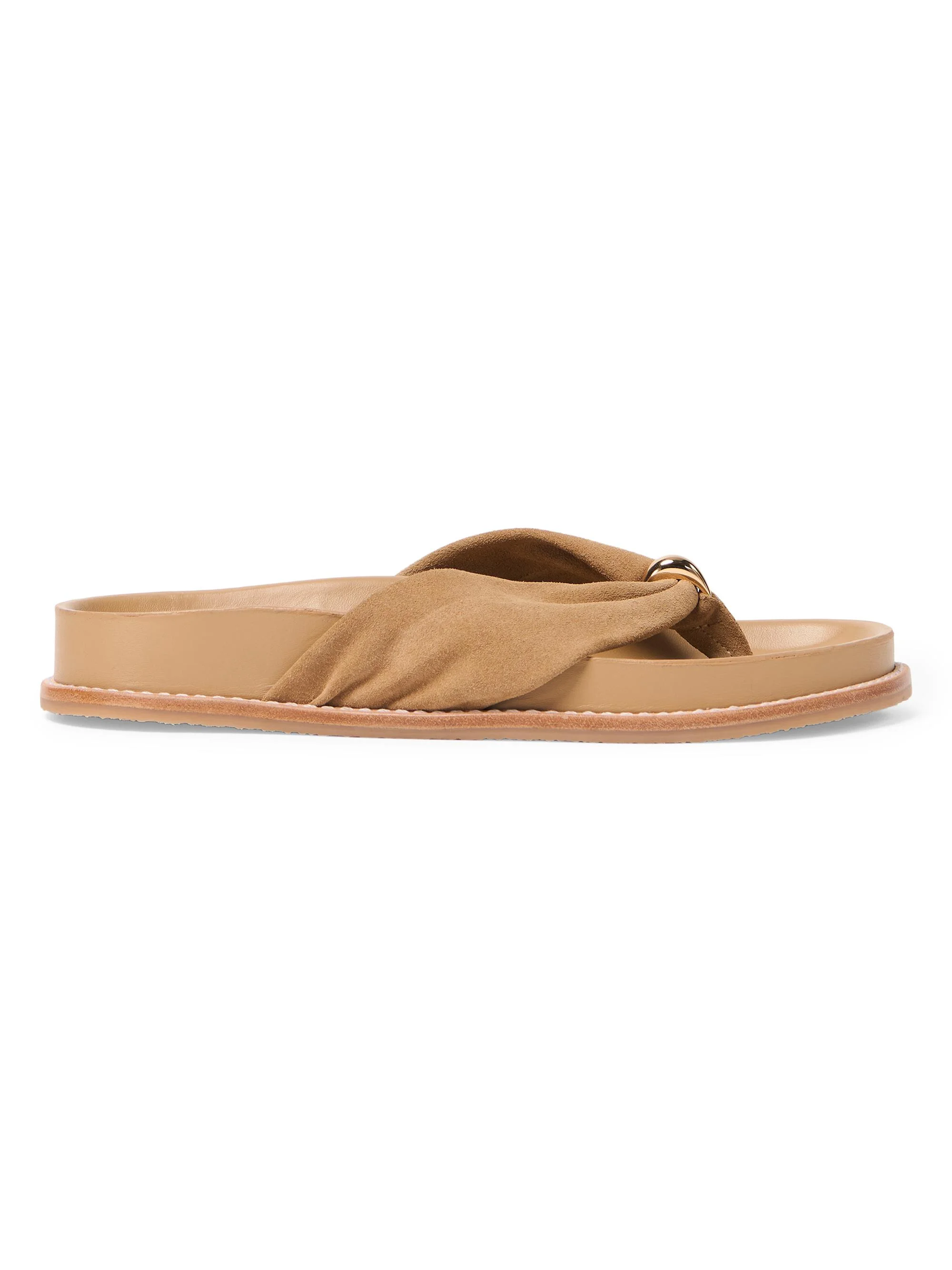 Women's Stella Suede Sport Sandals - Light Camel - 1