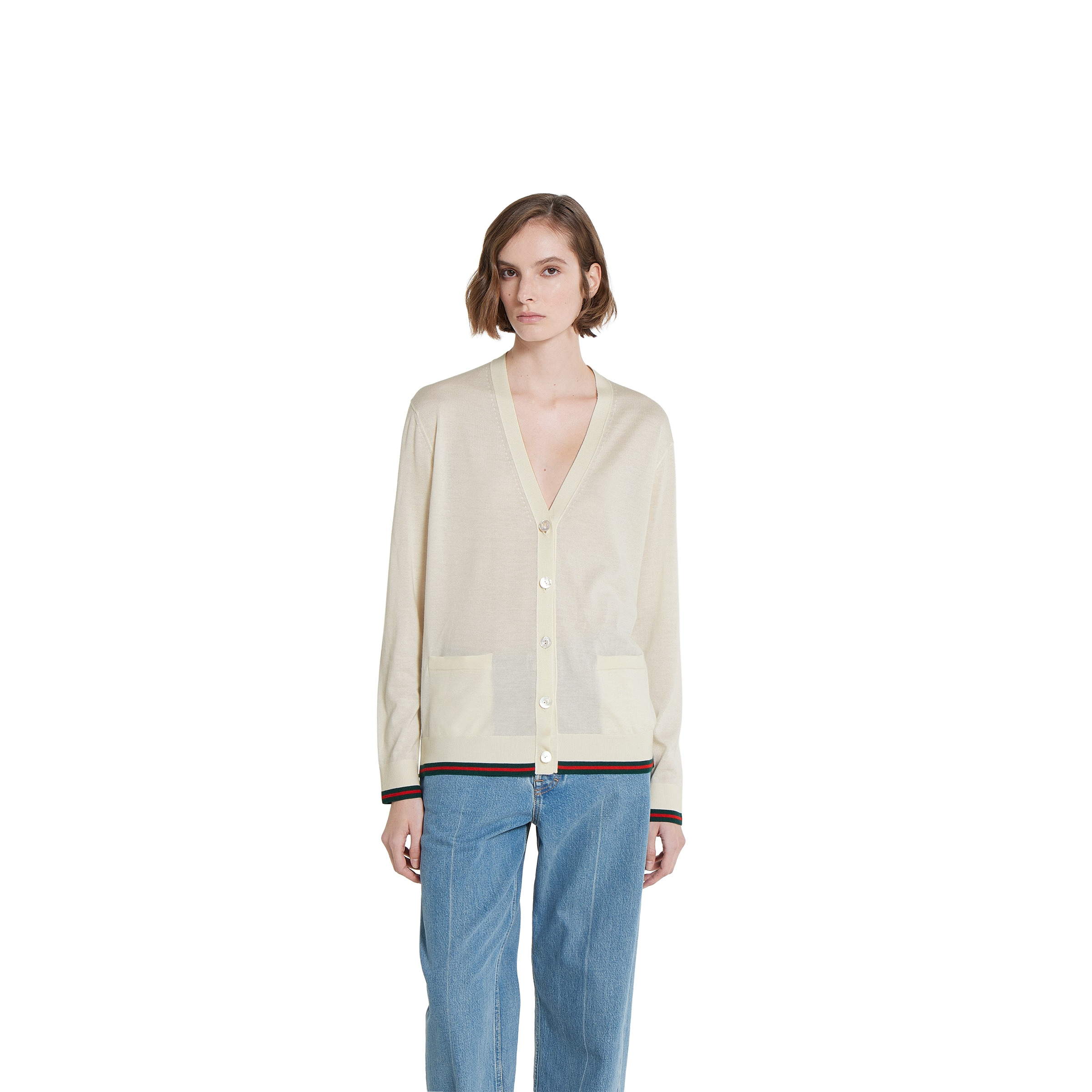 Extra fine cashmere silk cardigan - 3