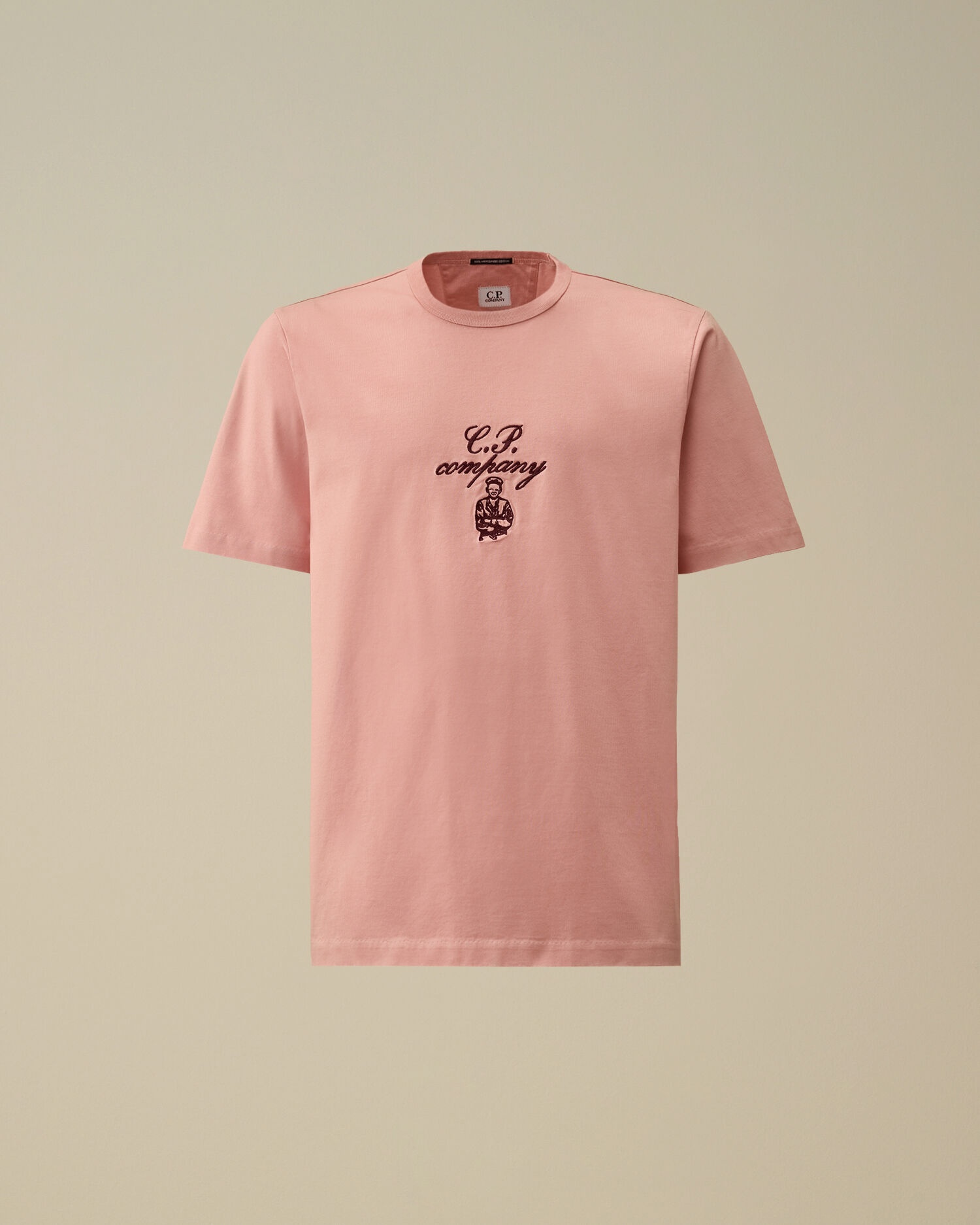 ★【CP COMPANY】★MERCERIZED JERSEY 30/2 GRAPHIC LOGO T★ Palace x C.P. Company Mercerized Jersey 30/2 Twisted T-Shirt