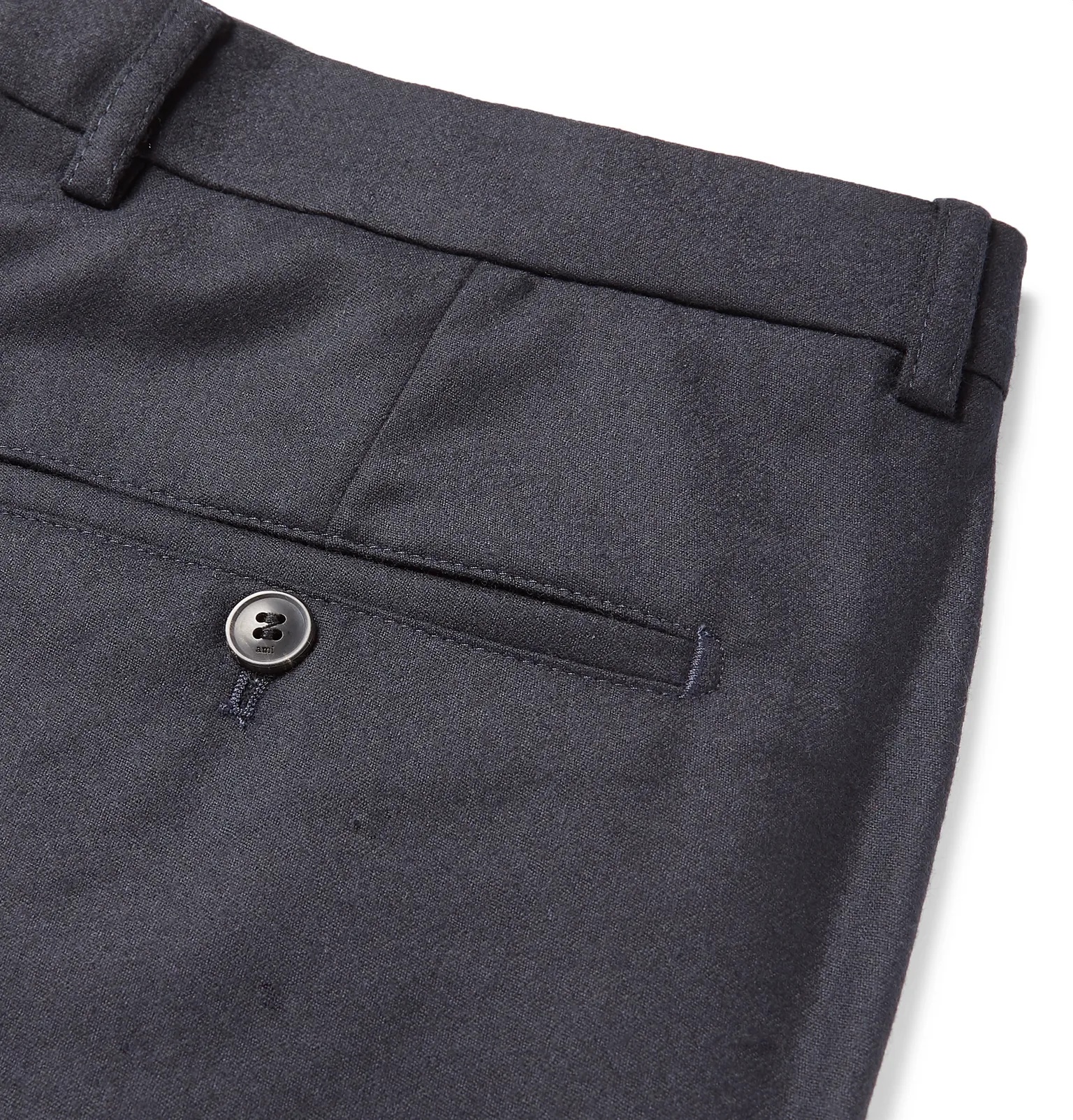 Tapered Wool Trousers - 5