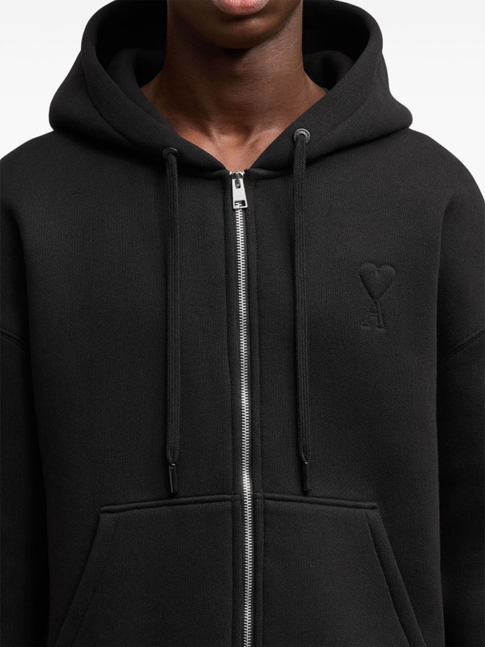 Ami de Coeur zipped cotton hoodie - 6