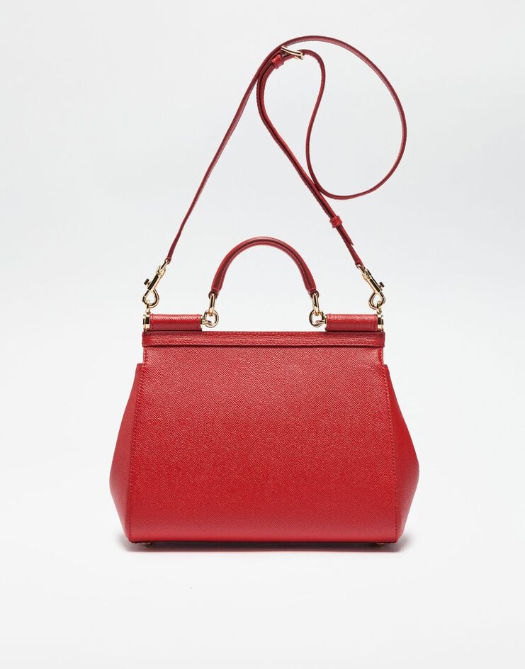 Medium Sicily handbag in dauphine leather - 3