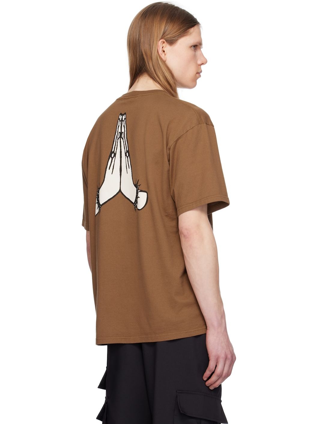 Brown UC1E3804 T-shirt - 3