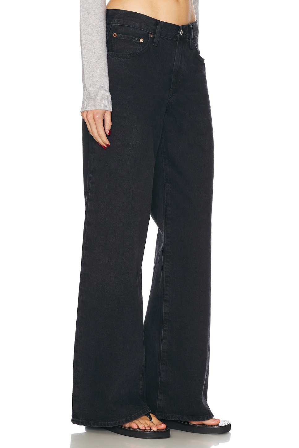 Clara Low Rise Baggy Flare - 2