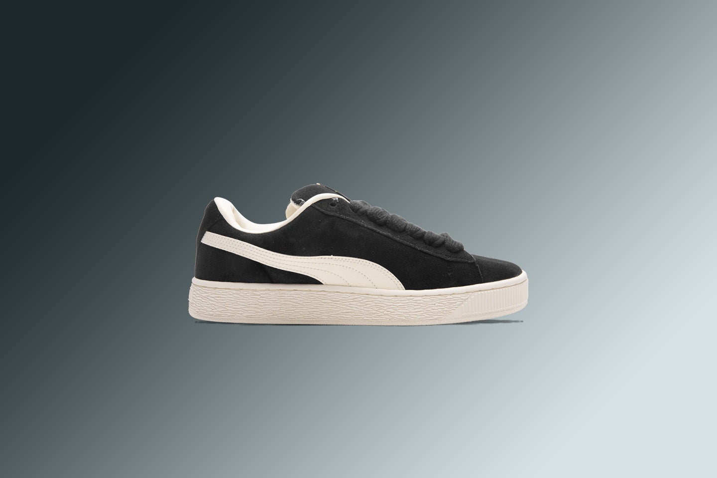 PUMA X PLEASURES SUEDE XL - BLACK/FROSTED IVORY - 5