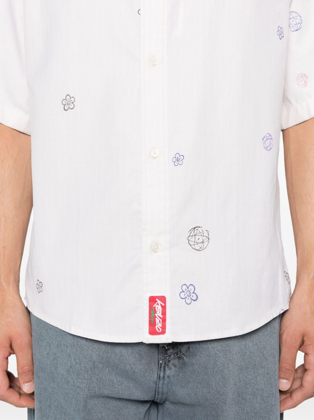 x Futura 2000 embroidered short-sleeve shirt - 5
