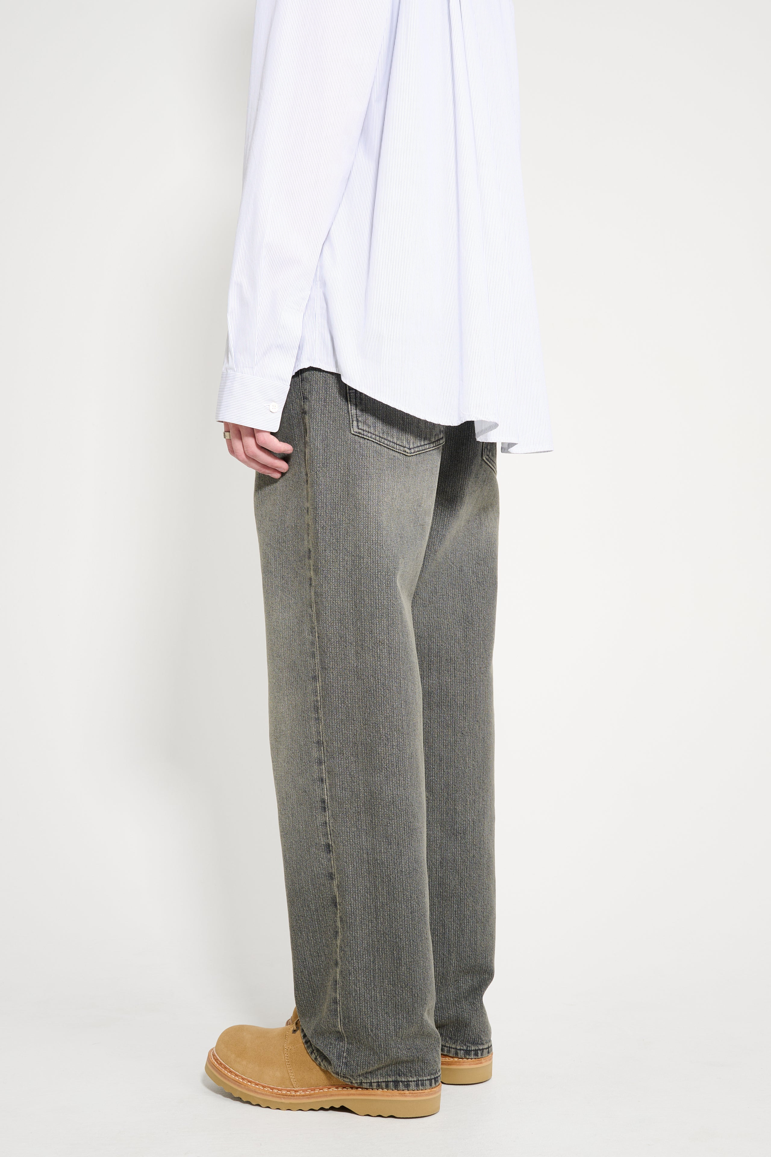 OUR LEGACY THIRD CUT ASH DUST CHAIN TWILL - 2