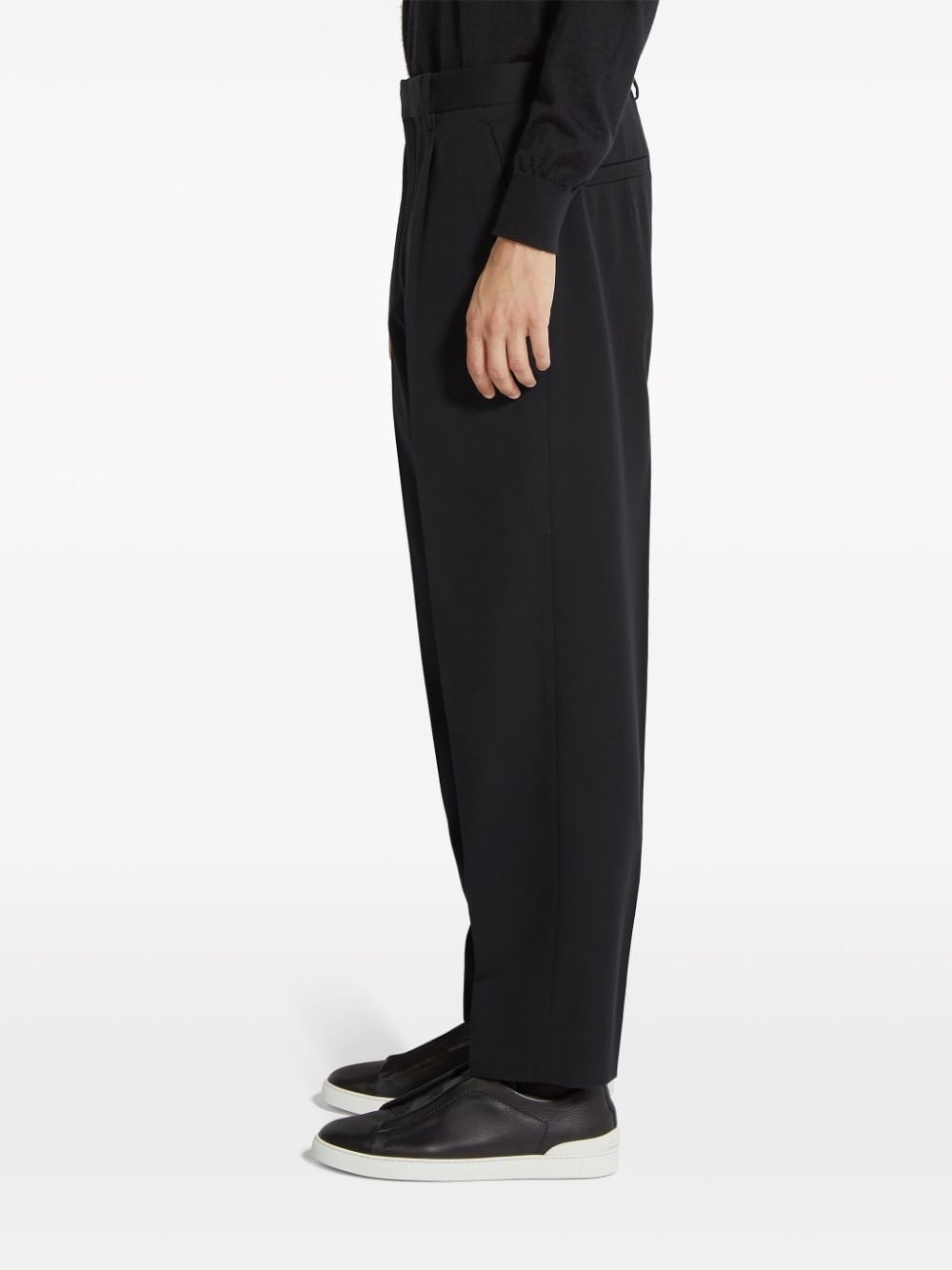 mid-rise tailored trousers - 4