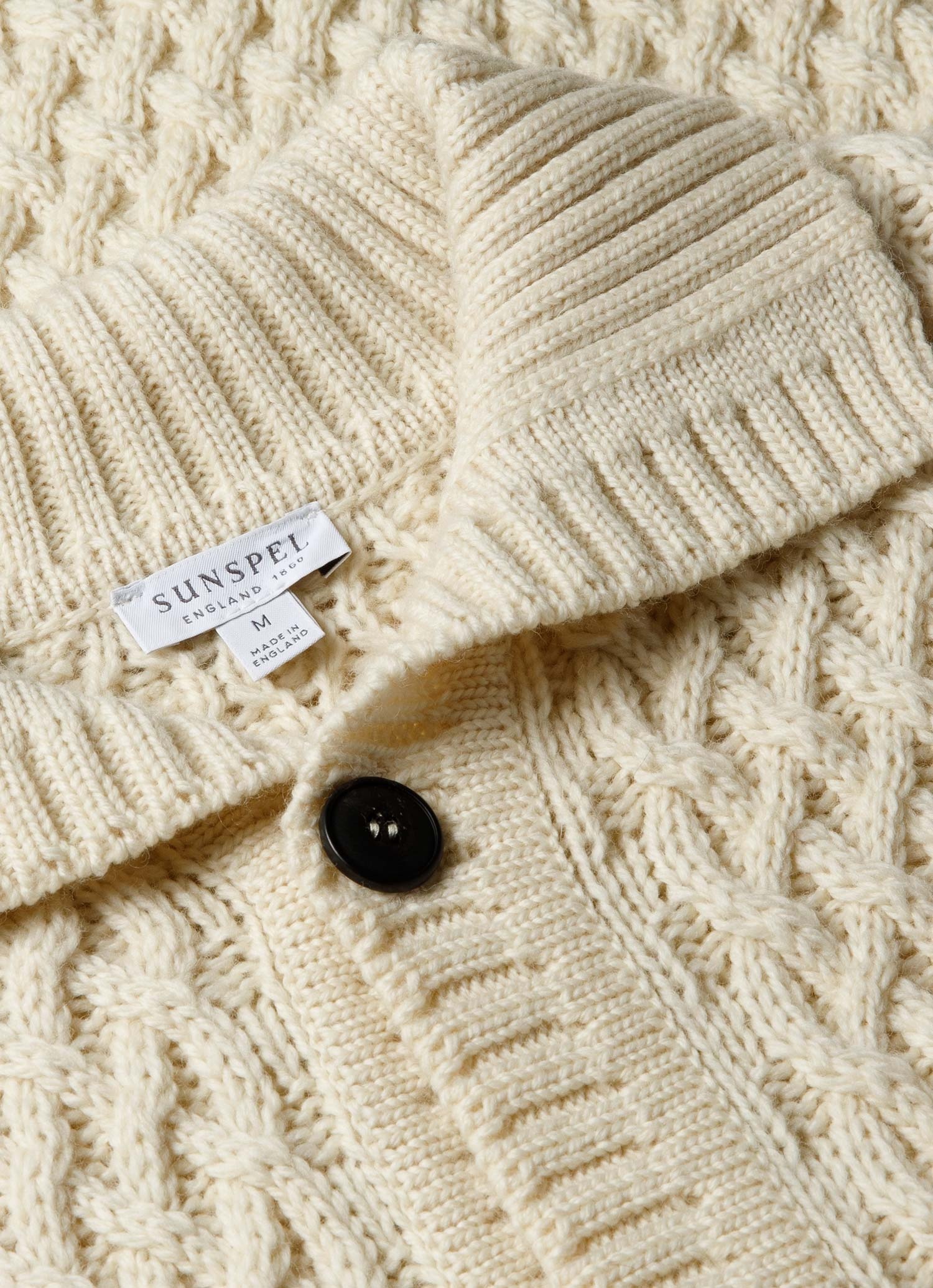 Cable Knit Cardigan Jacket - 4