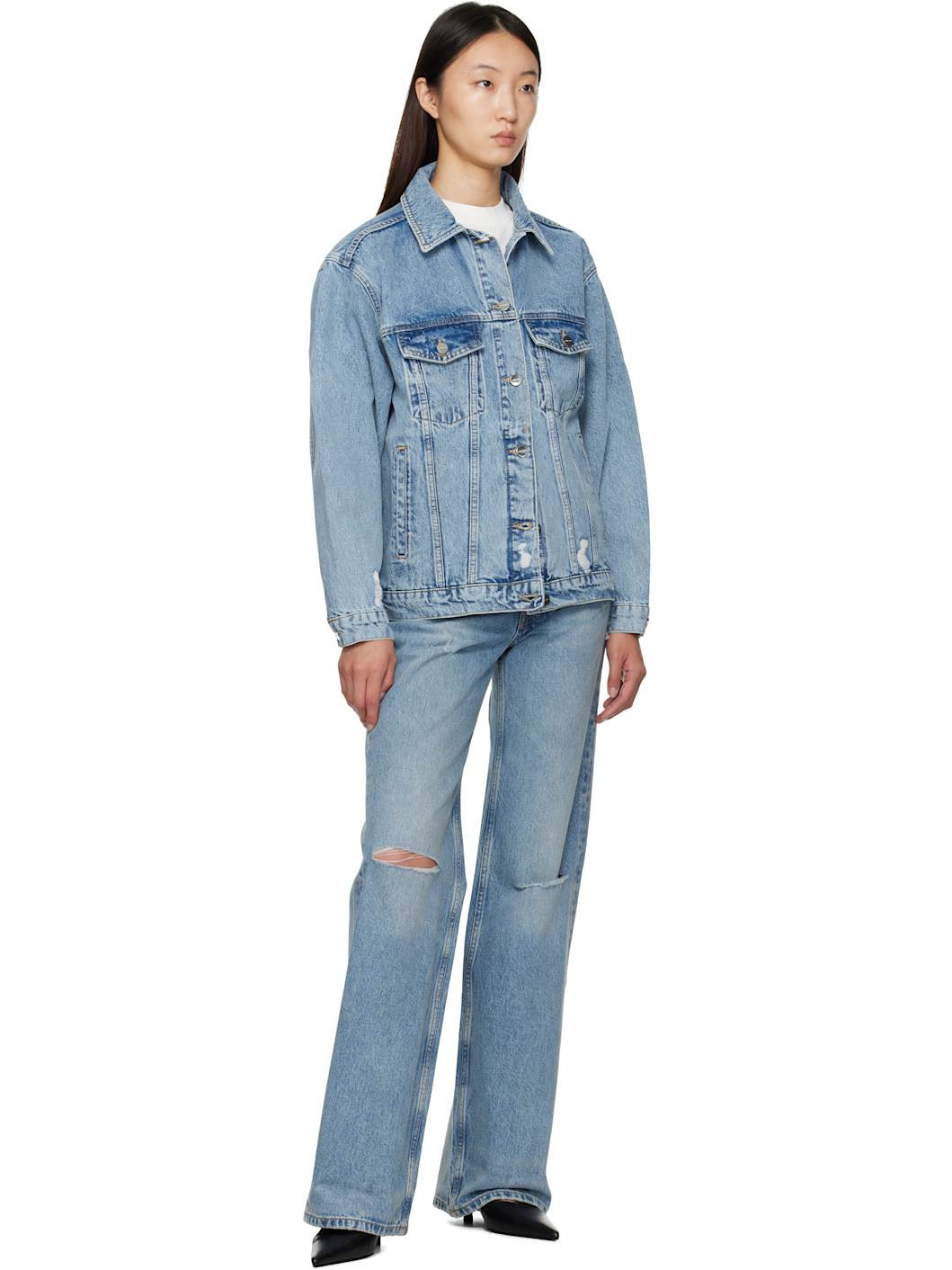 Blue Hugh Jeans - 4