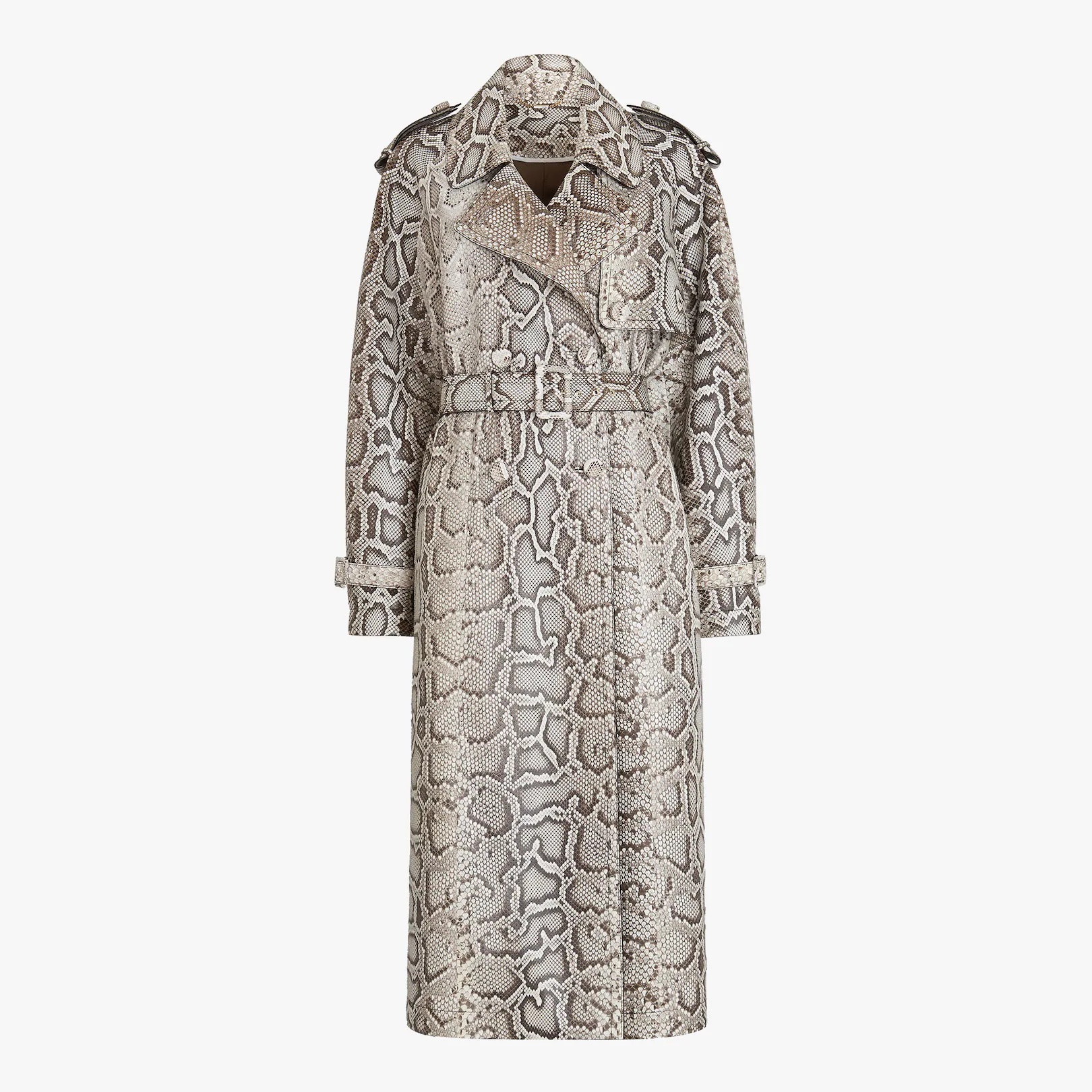 Python trench coat - 1