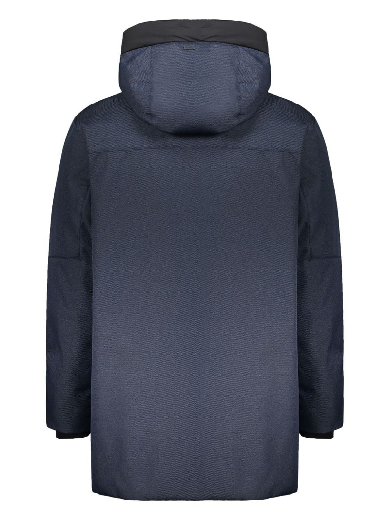 Herno hooded zip coat outlook