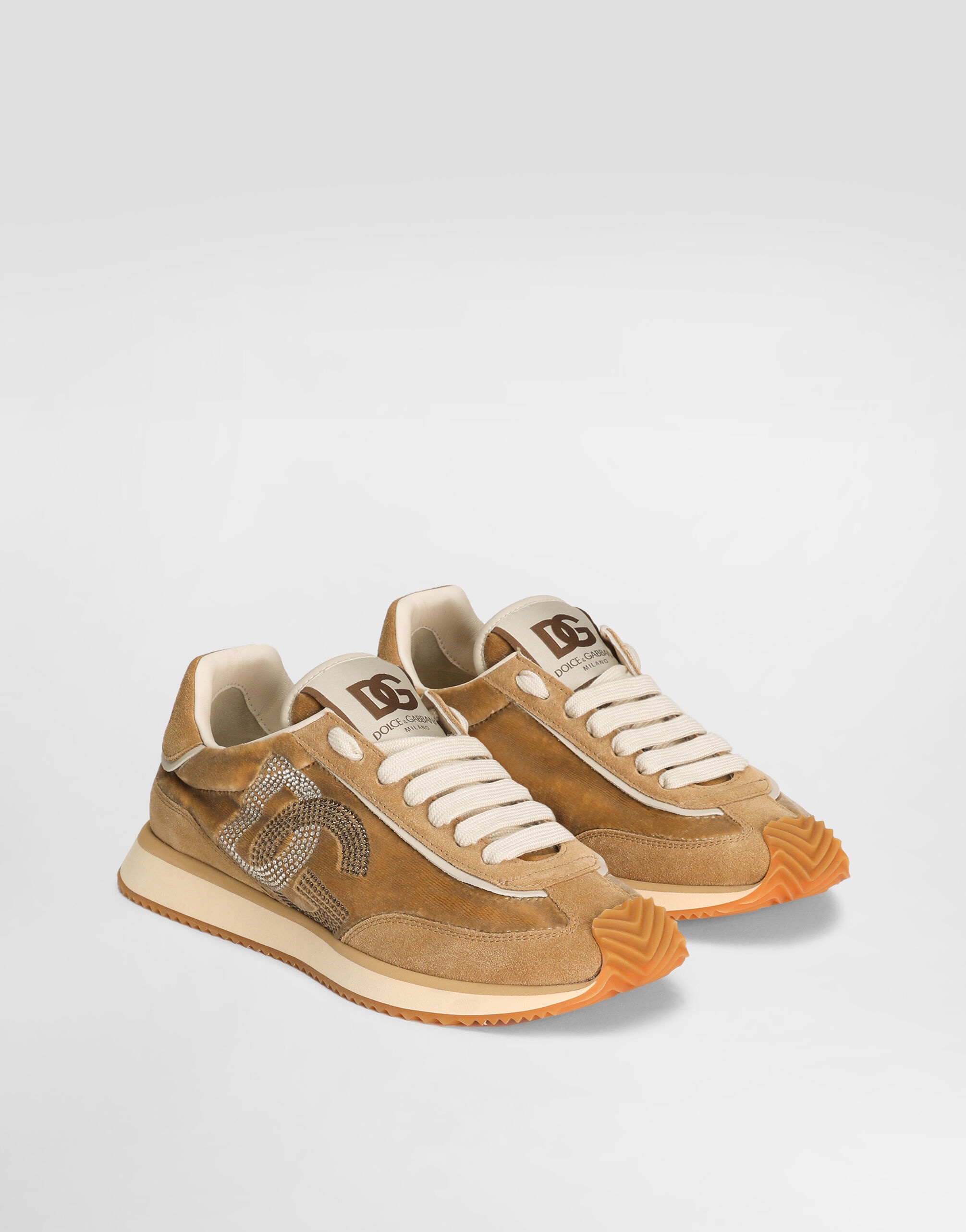 Mixed-material DG Cushion sneakers - 2