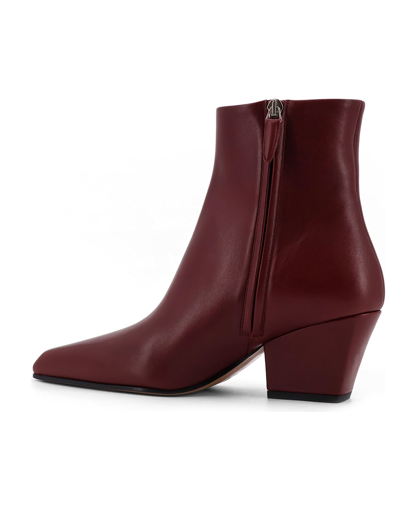 Jane Leather Ankle Boots - 3