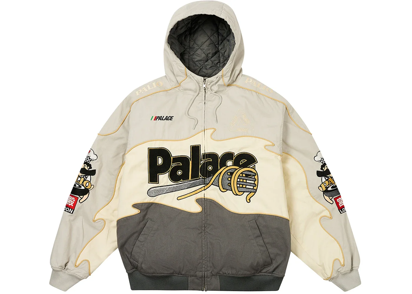 Palace Pasta Jacket Concrete Gray - 1