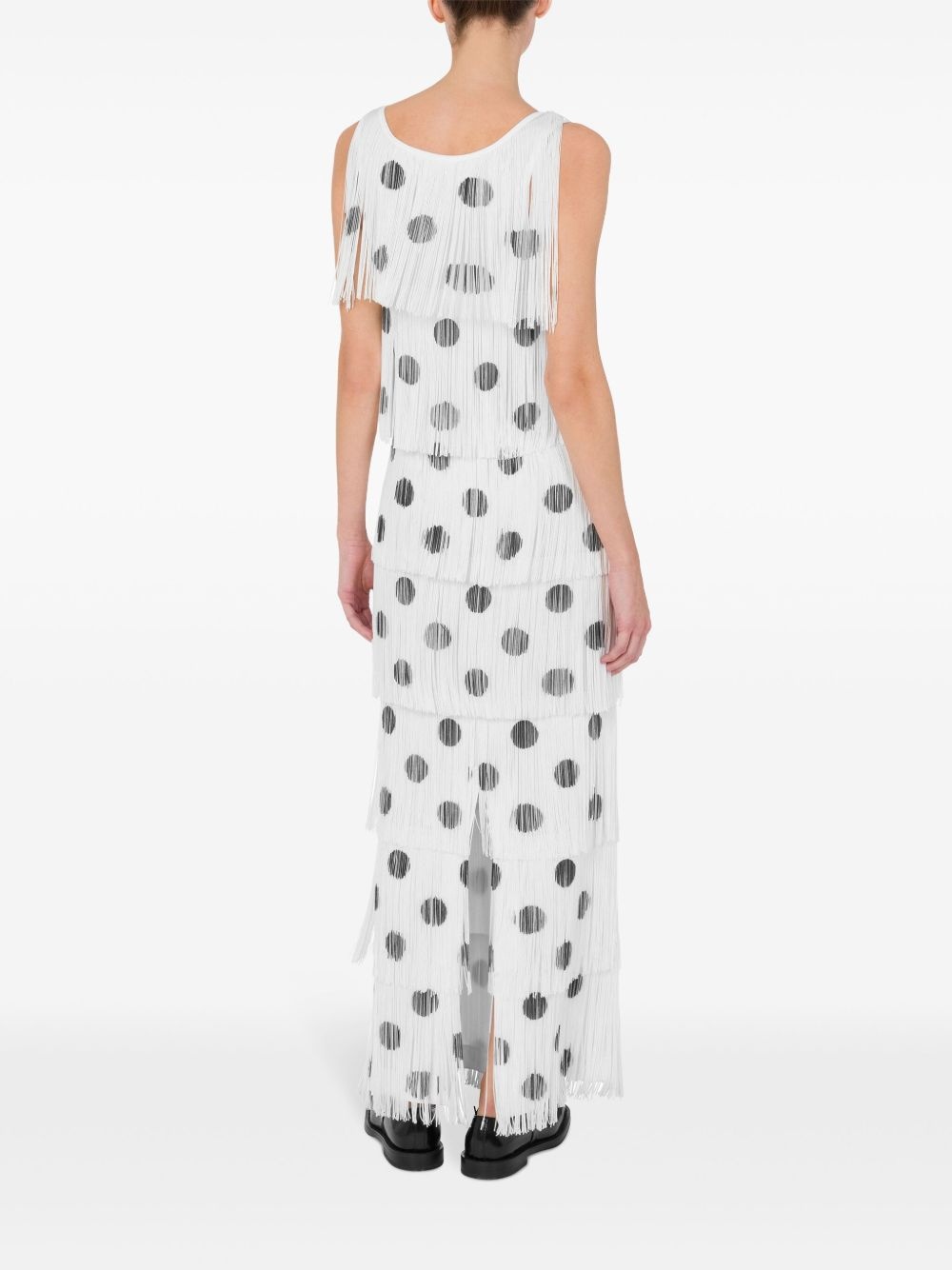 fringed maxi dress - 3