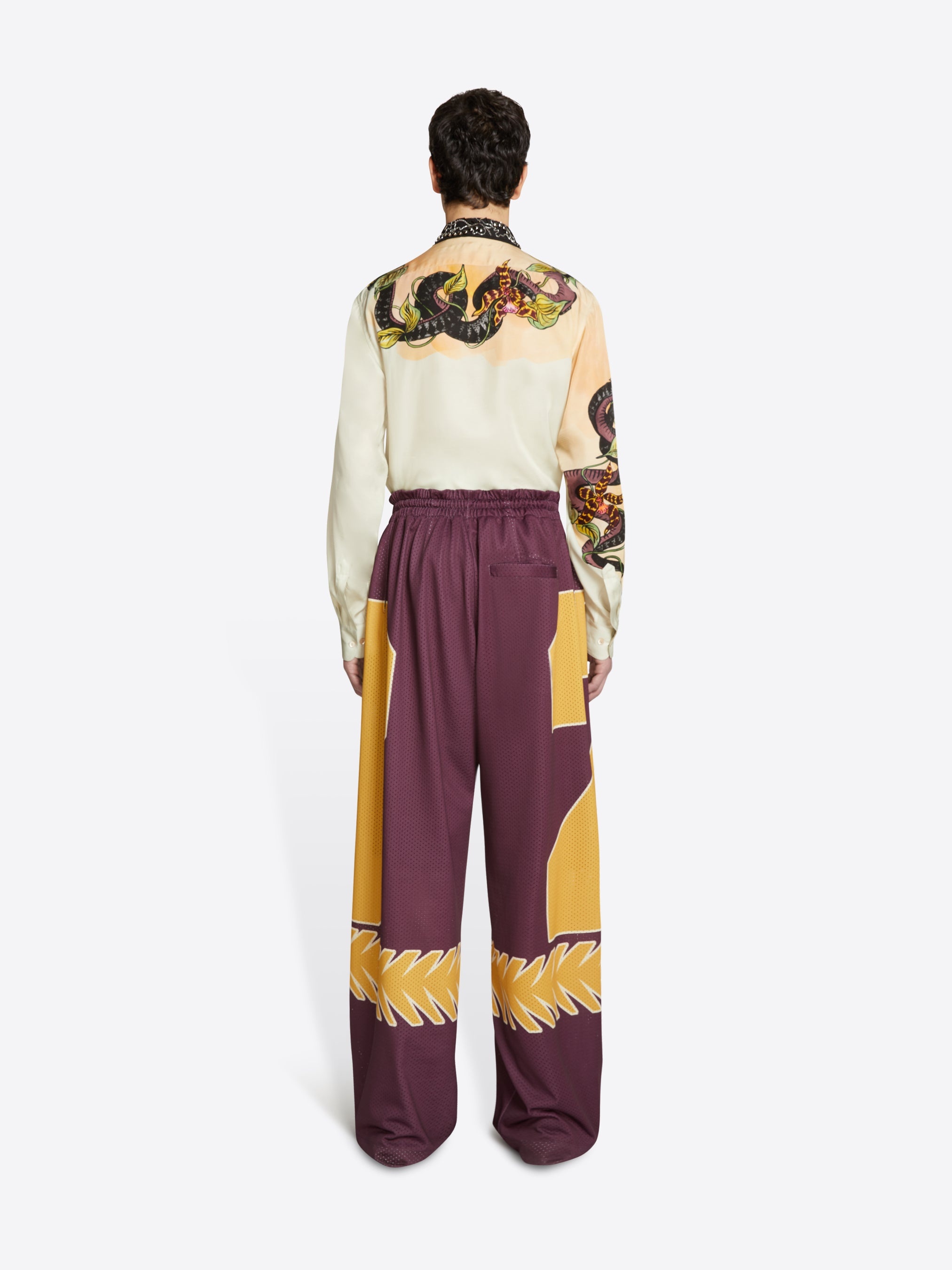 DORIES VAN NOTEN 23AW MESH WIDE PANTS 【公式通販】