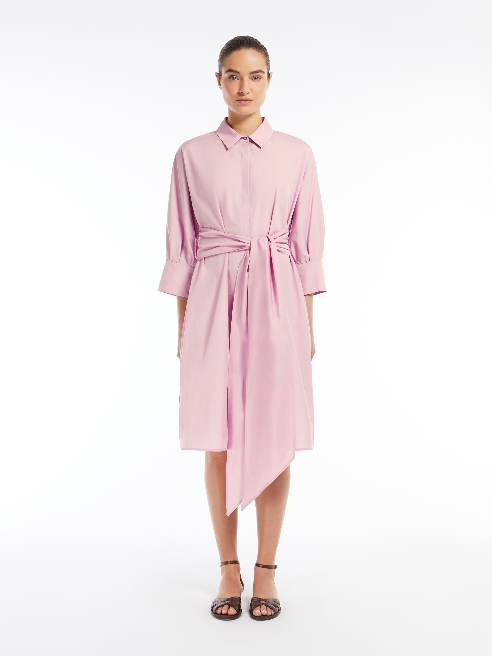 TABATA Poplin shirt dress - 3