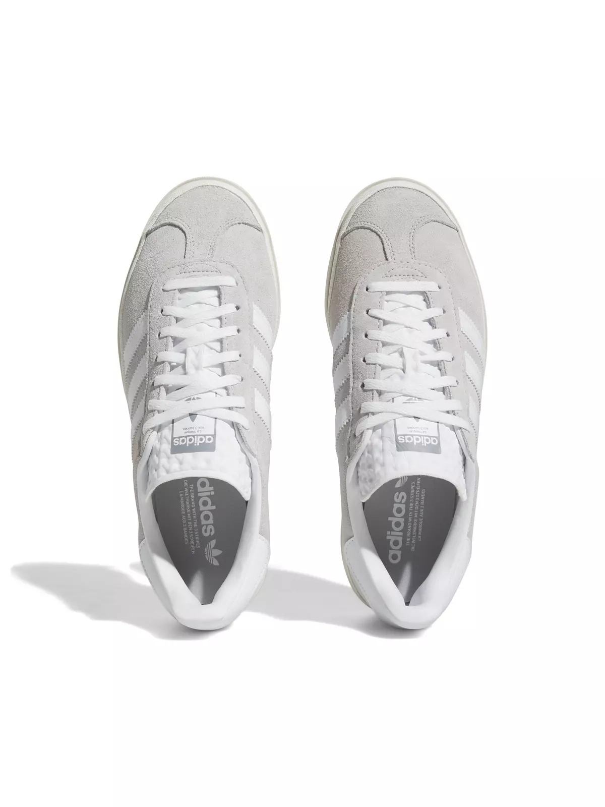 Originals Gazelle Bold "Grey Two/Cloud White/Core White" Women's Shoe - 8