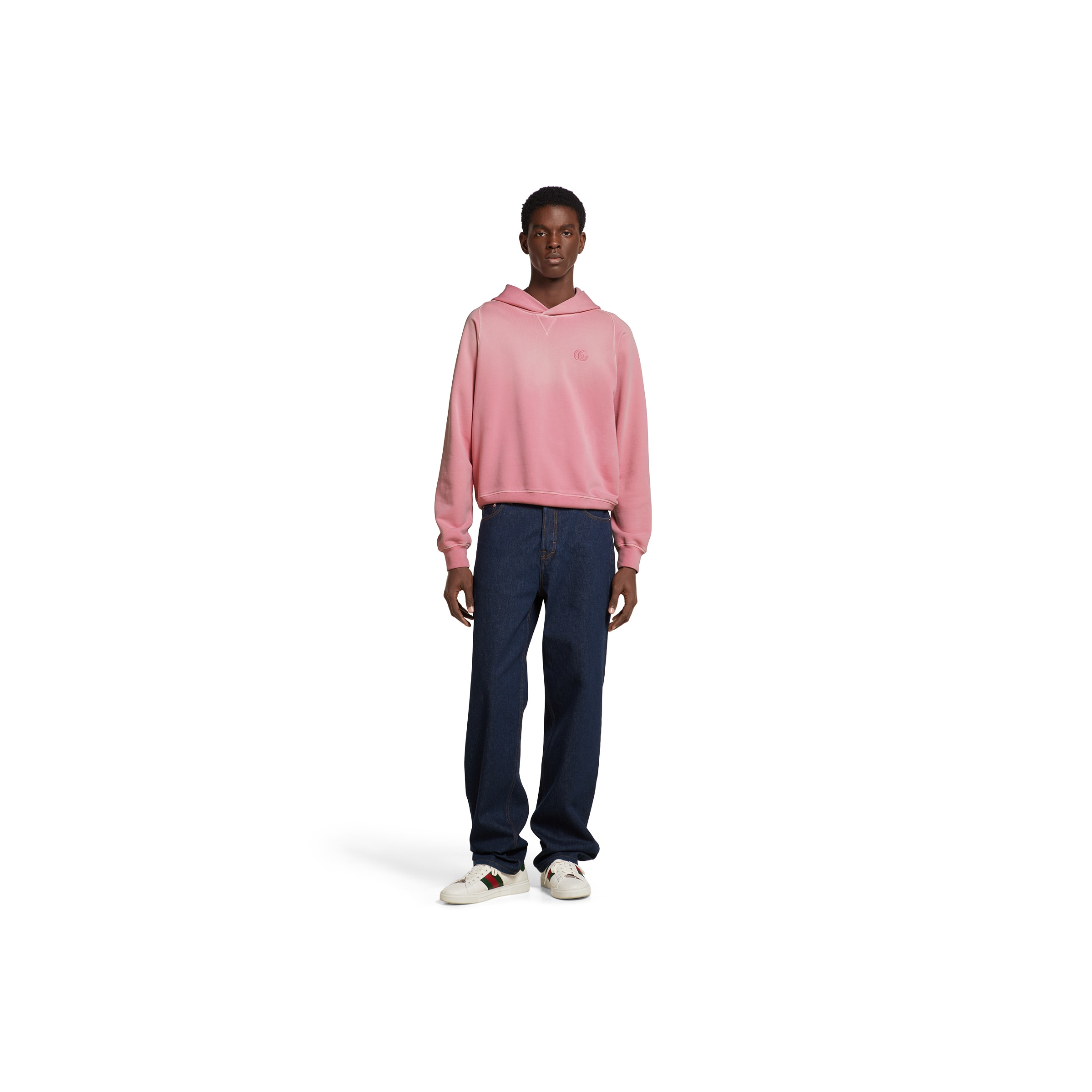 Cotton jersey sweatshirt with embroidery - 2