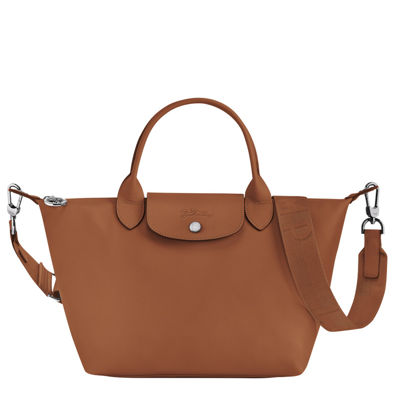 Le Pliage Xtra S Handbag Cognac - Leather - 1
