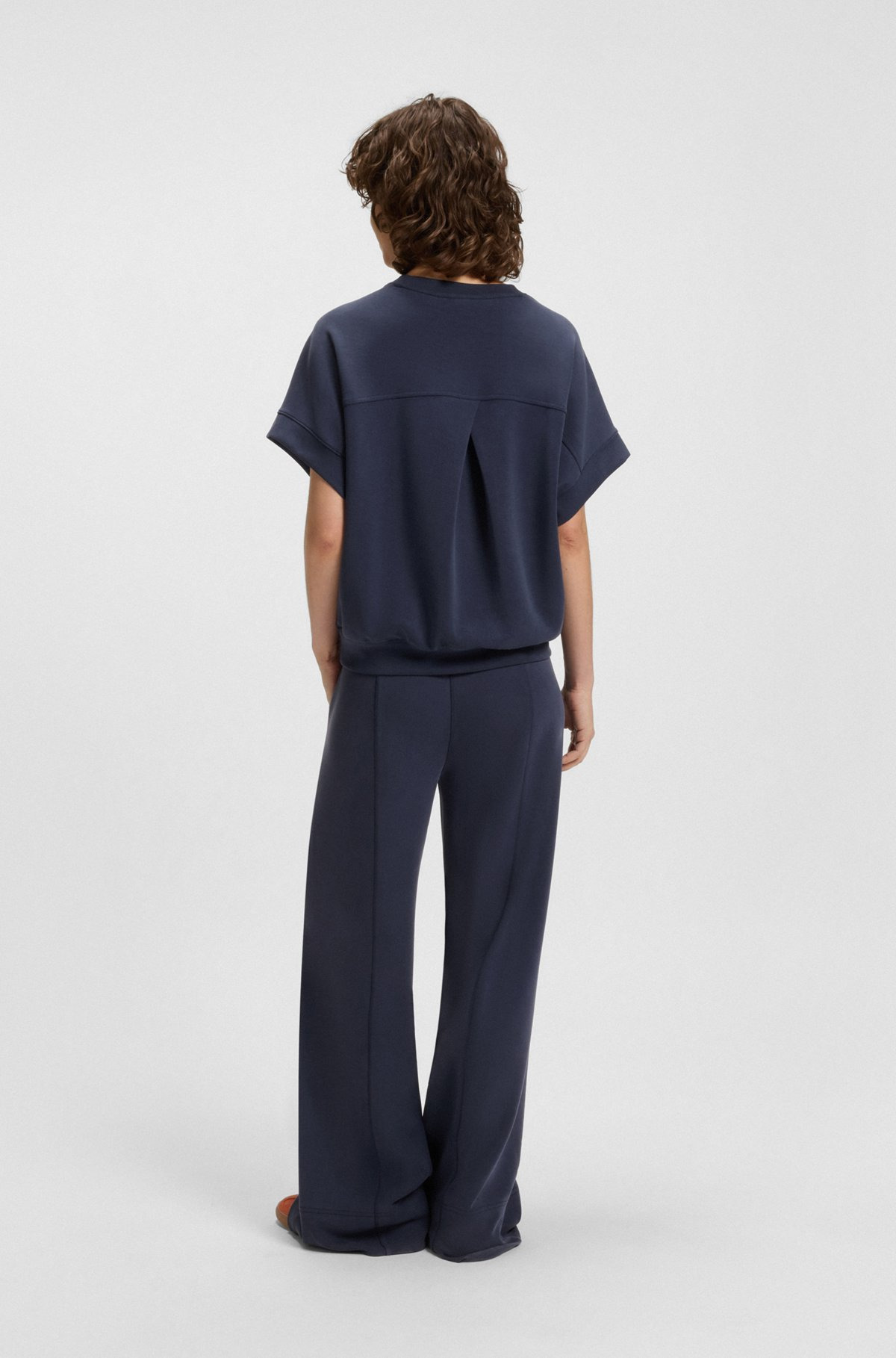 RELAXED-FIT TRACKSUIT BOTTOMS WITH EMBROIDERED LOGO - 4