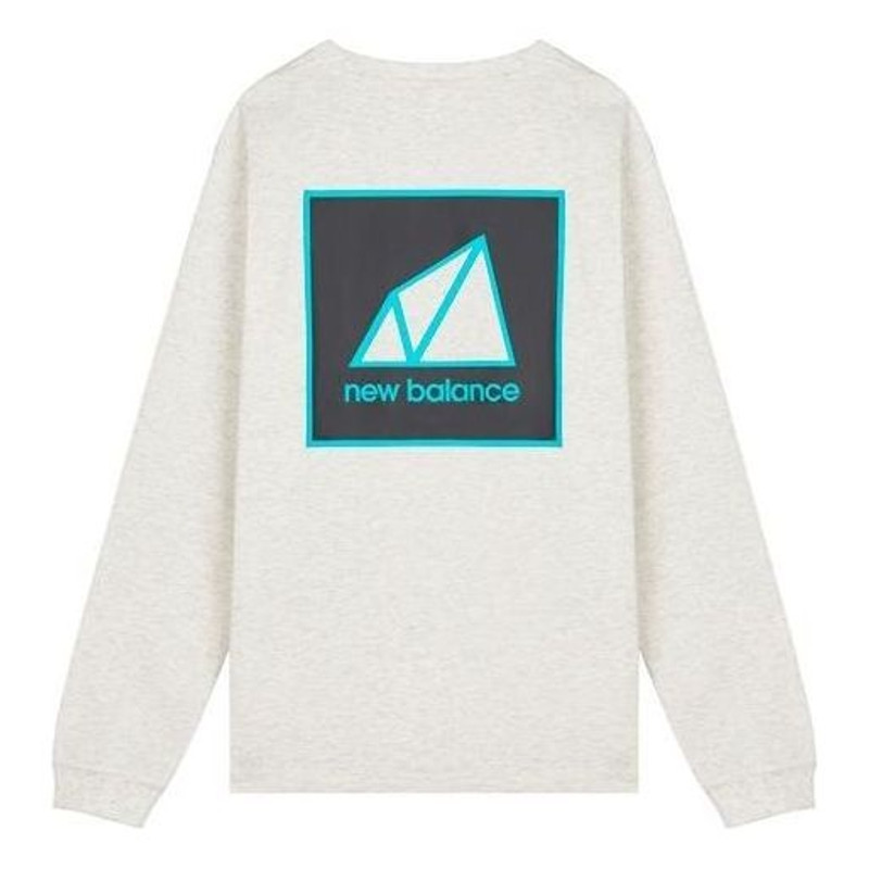 New Balance New Balance All Terrain Long Sleeve Top 'White Blue' MT11584-SAH outlook