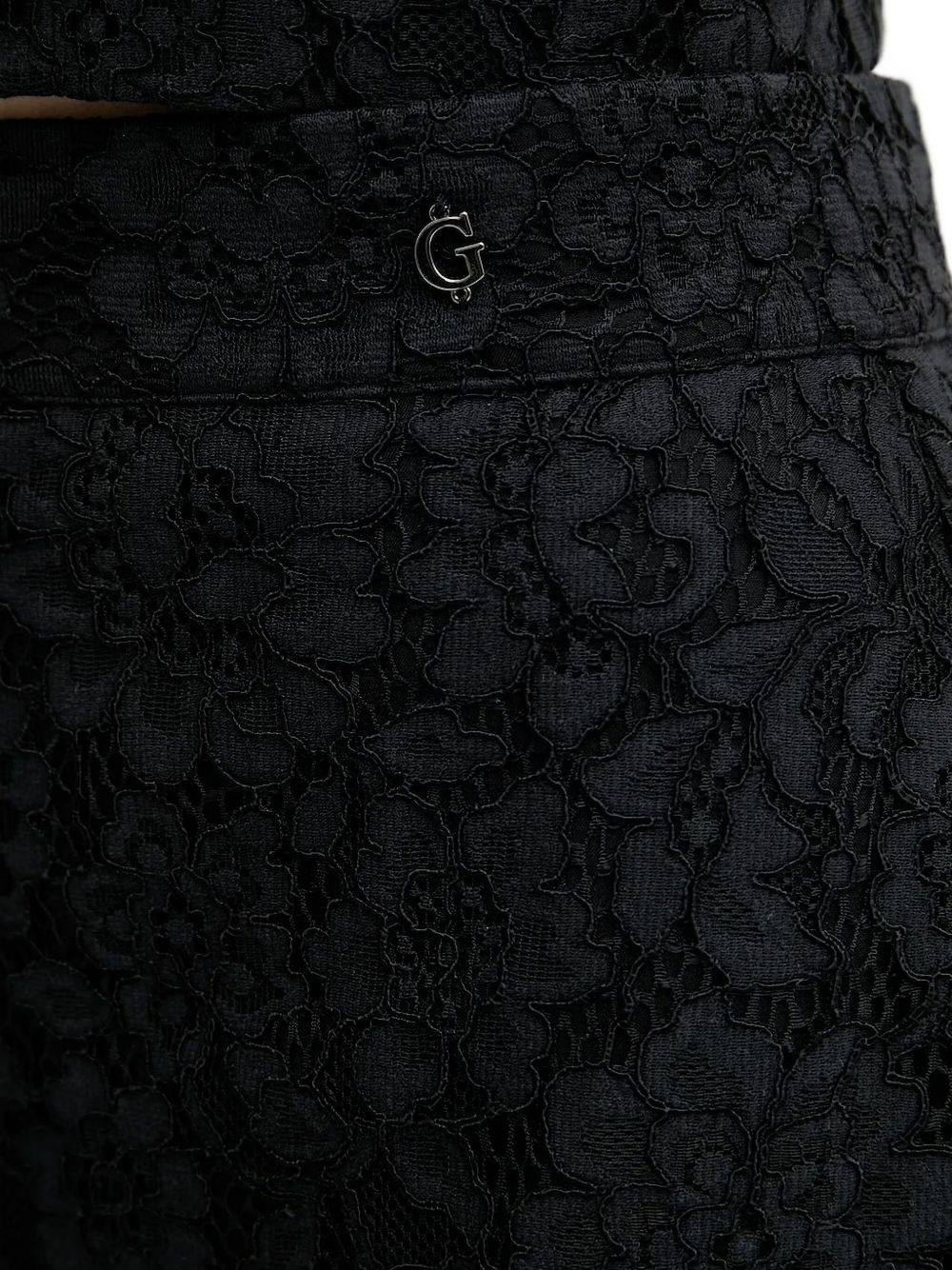 lace-floral midi skirt - 3