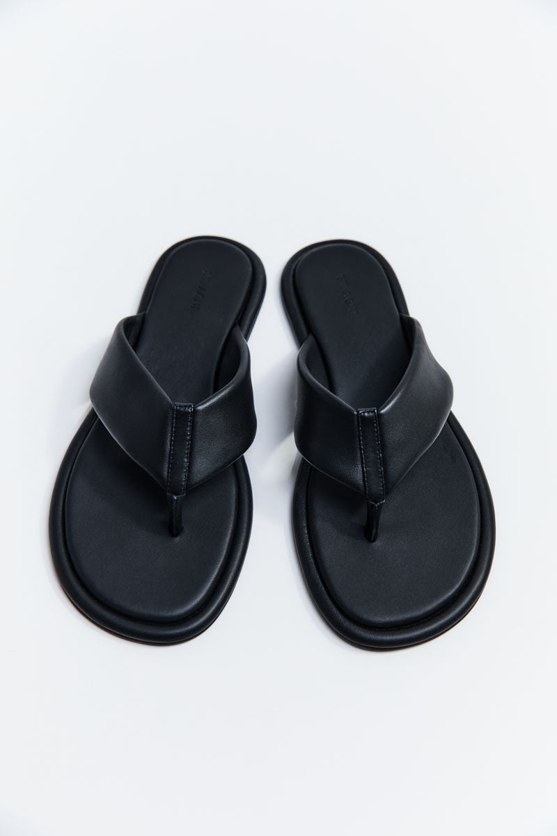 Soft Thong Slide - Black - 6