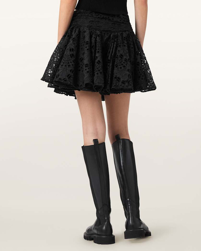 DOTTY BRODERIE MINI SKIRT 6