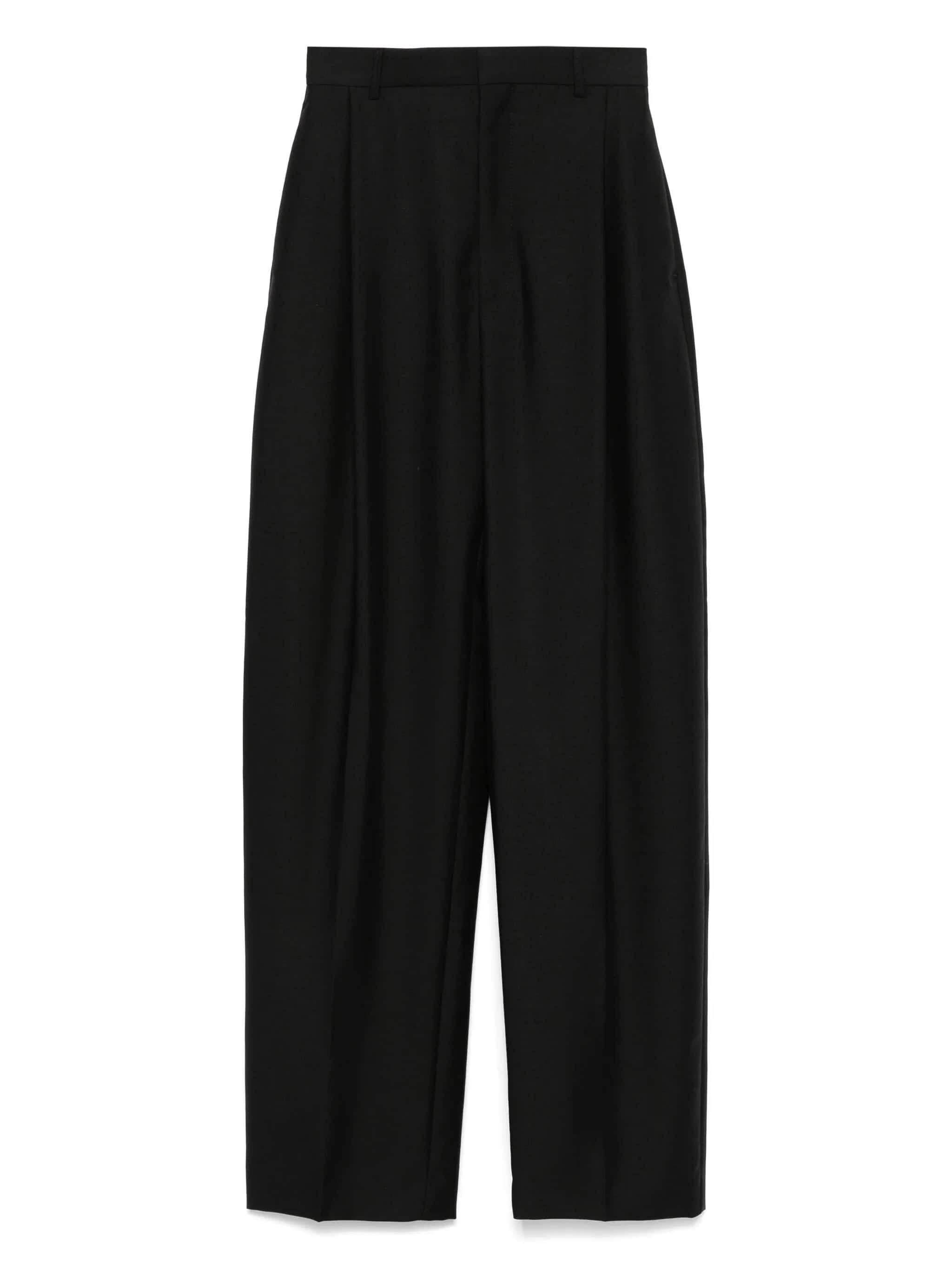WIDE-LEG PLEATED TROUSERS - 1