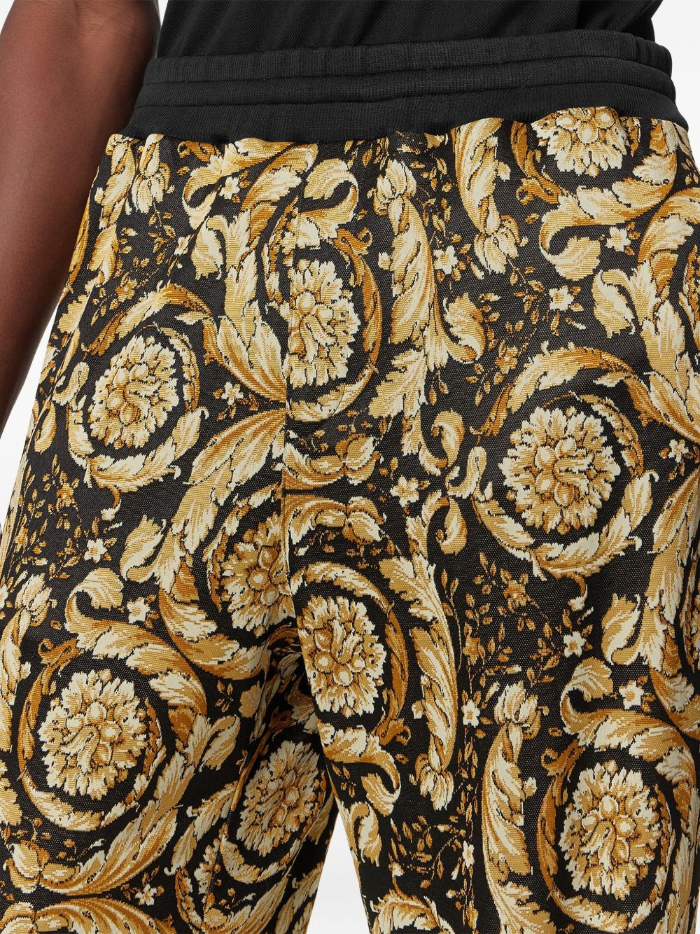 Barocco jacquard track pants - 5