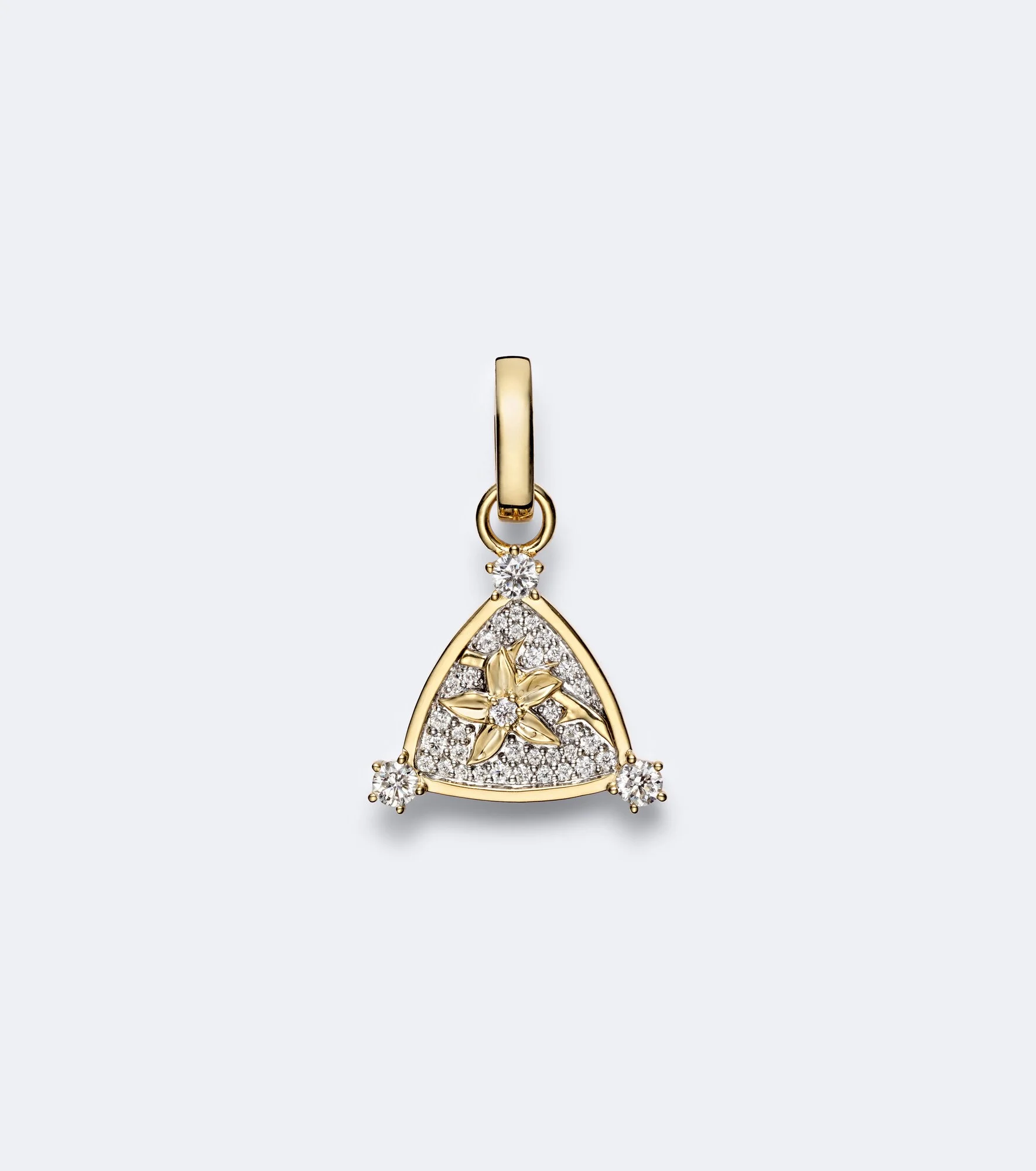 Resilience Blossoms 18kt gold pendant with diamonds - 1
