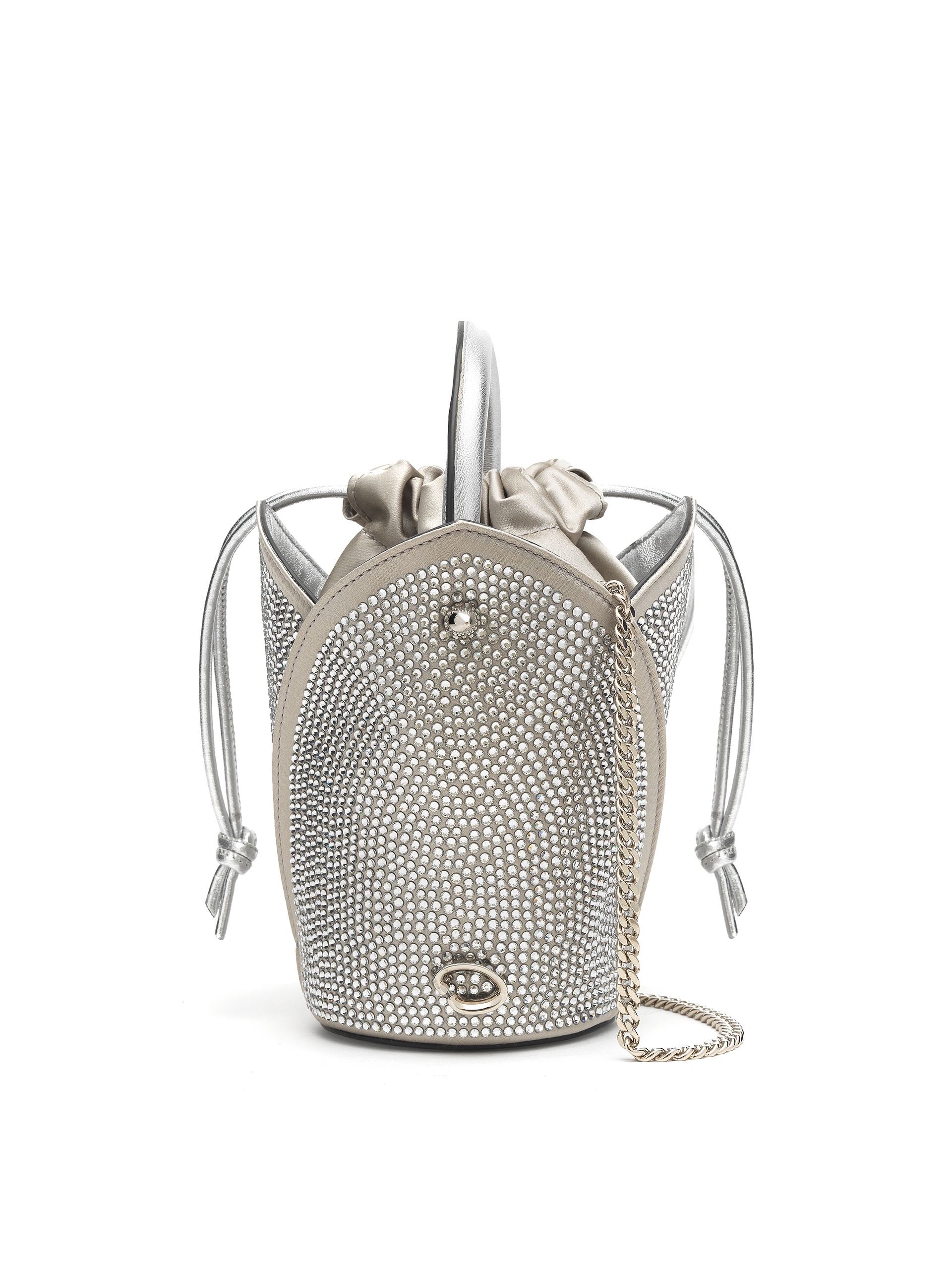 CRYSTAL PAVE TULIPAN NANO BAG - 4