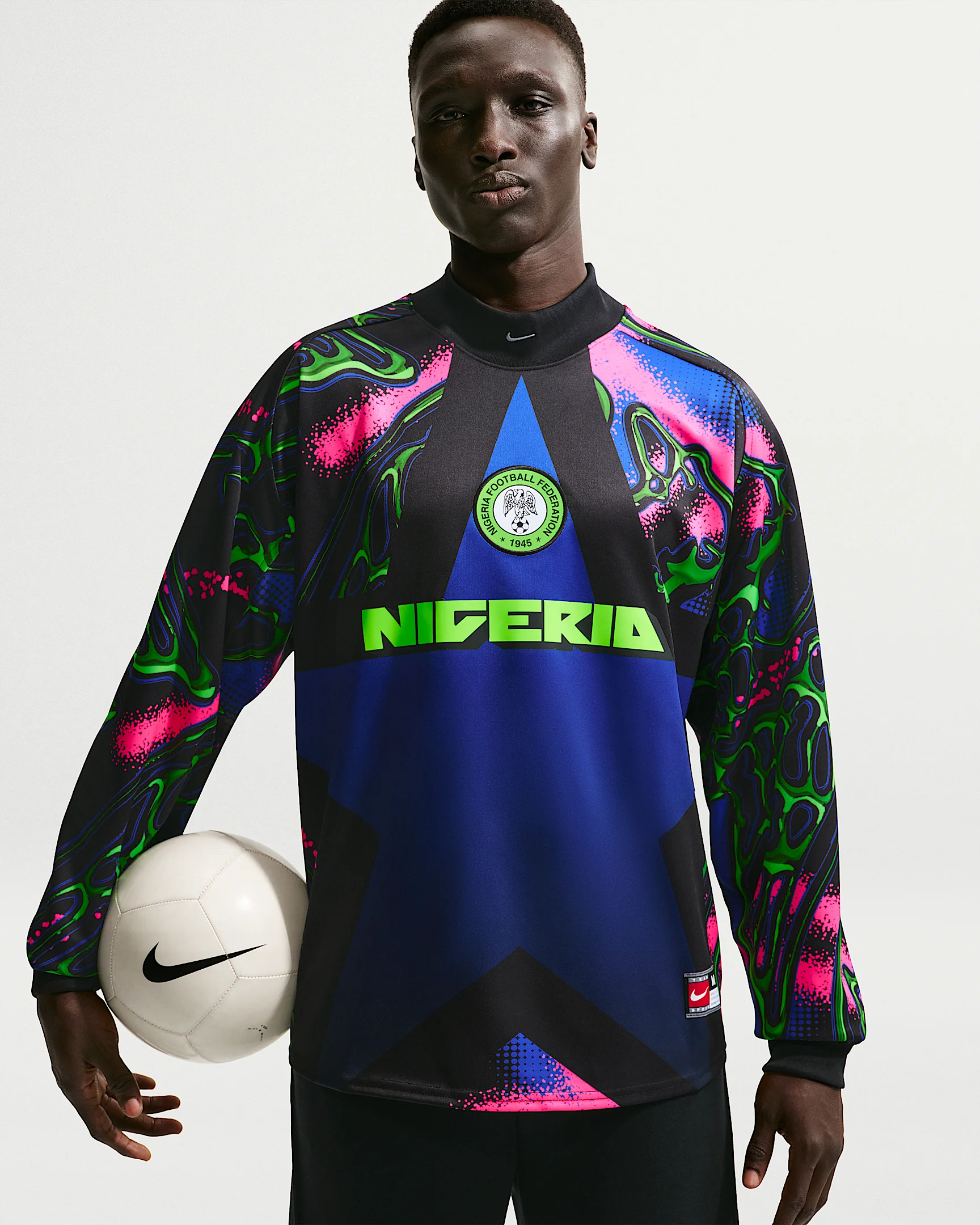 Nigeria Hollywood Keeper Men's Nike Soccer Shirt - 1
